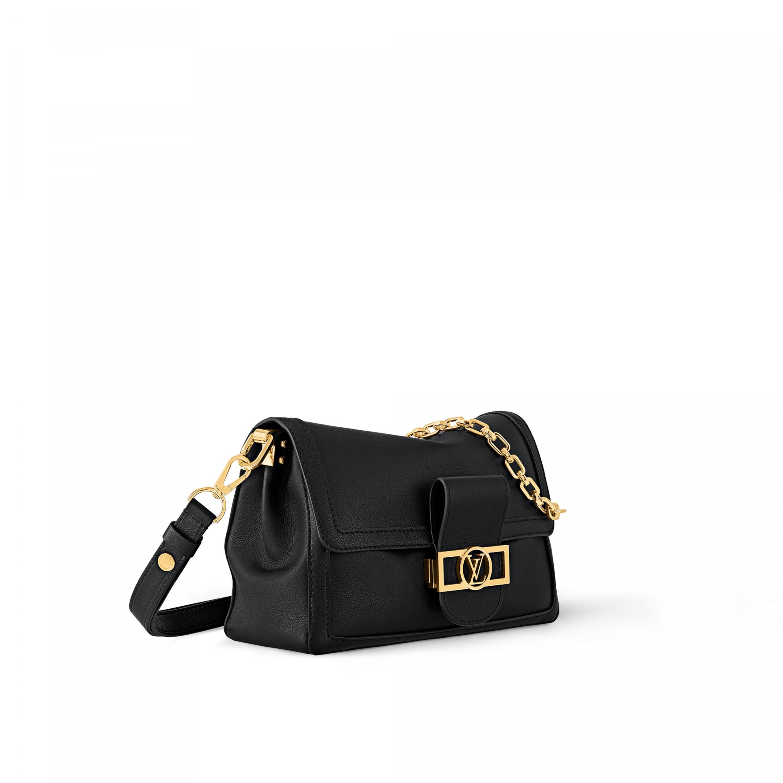 Louis Vuitton M25209 Dauphine Soft MM Black Louis Vuitton M25209 Dauphine Soft MM Black