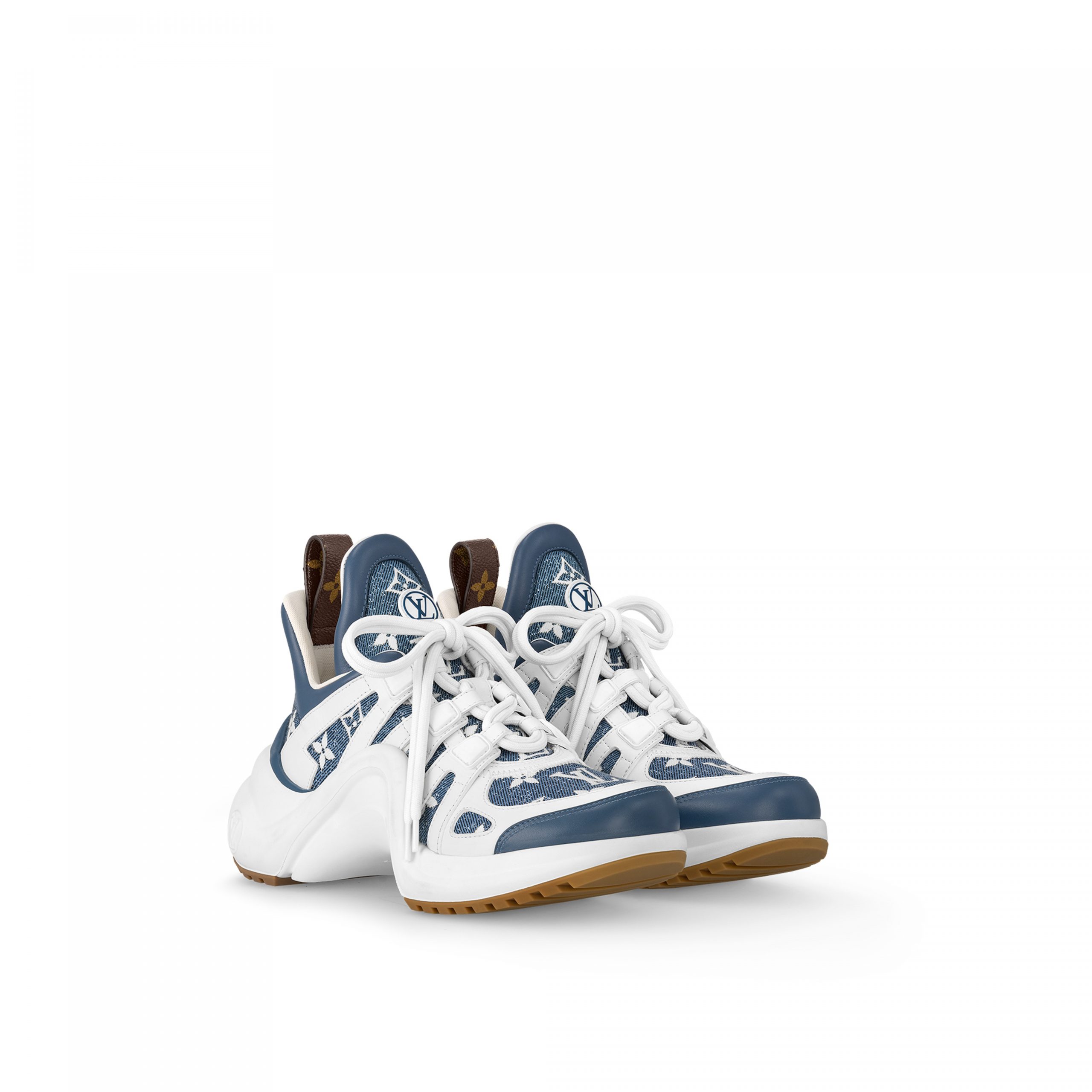 Louis Vuitton LV Archlight Sneaker Denim Blue 1AC272 Louis Vuitton LV Archlight Sneaker Denim Blue 1AC272