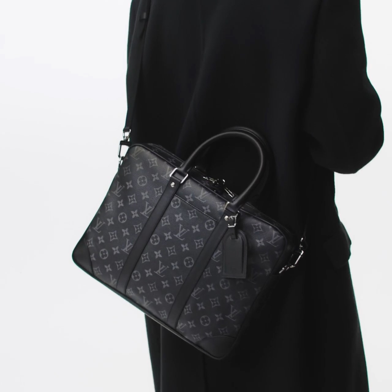 Louis Vuitton M46457 Porte-Documents Voyage PM Black Louis Vuitton M46457 Porte-Documents Voyage PM Black