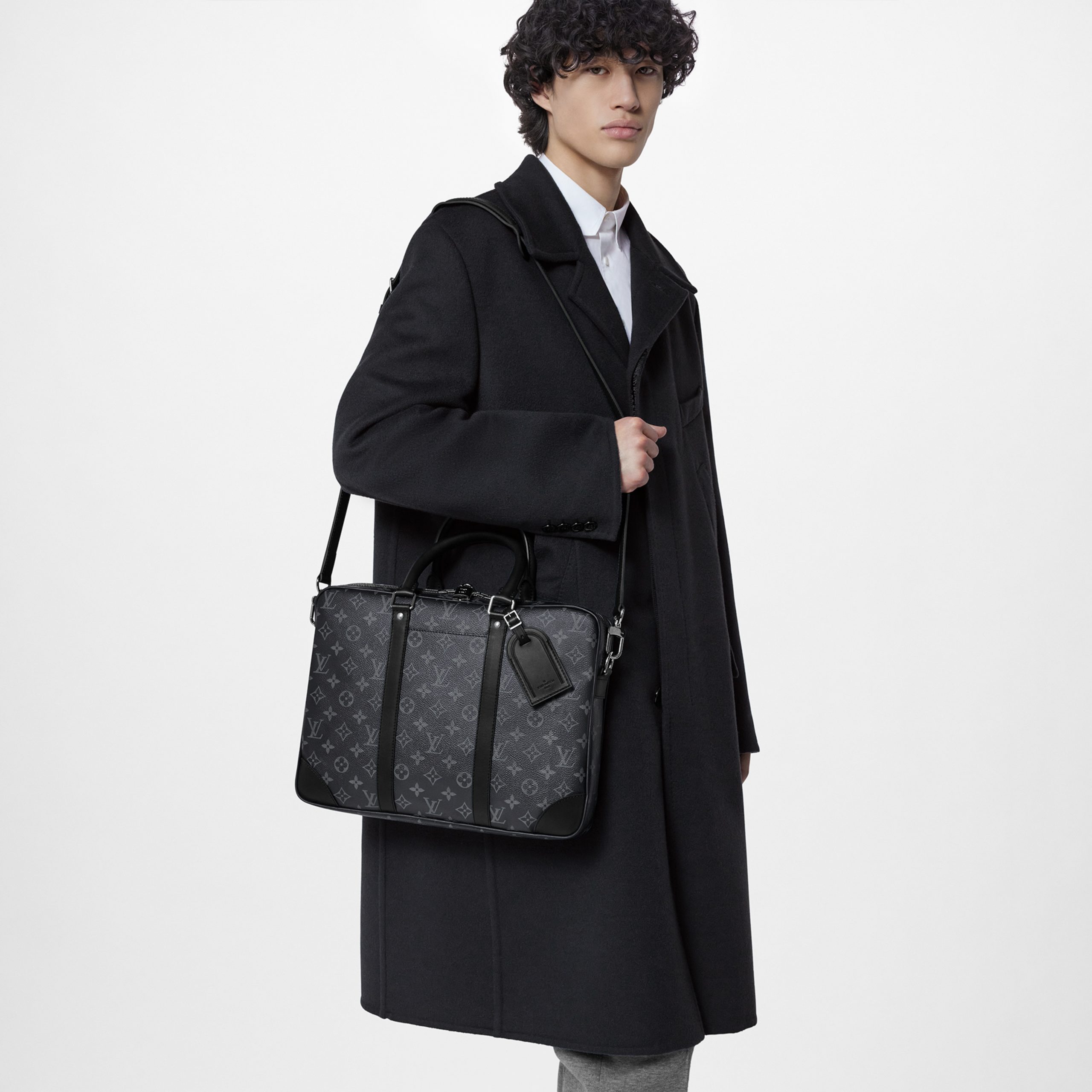 Louis Vuitton M46457 Porte-Documents Voyage PM Black Louis Vuitton M46457 Porte-Documents Voyage PM Black