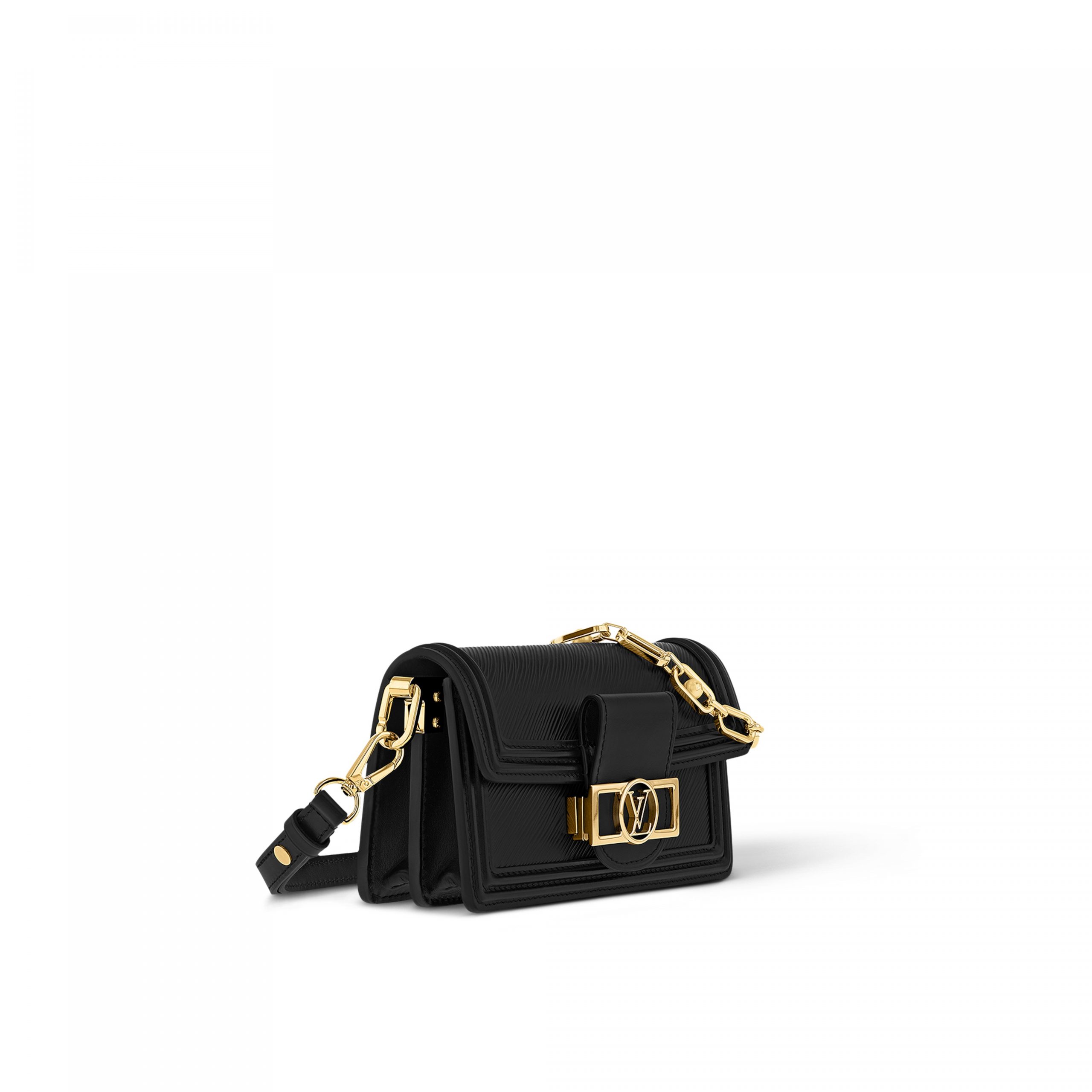 Louis Vuitton LV Night M23603 Dauphine East West Black Louis Vuitton LV Night M23603 Dauphine East West Black