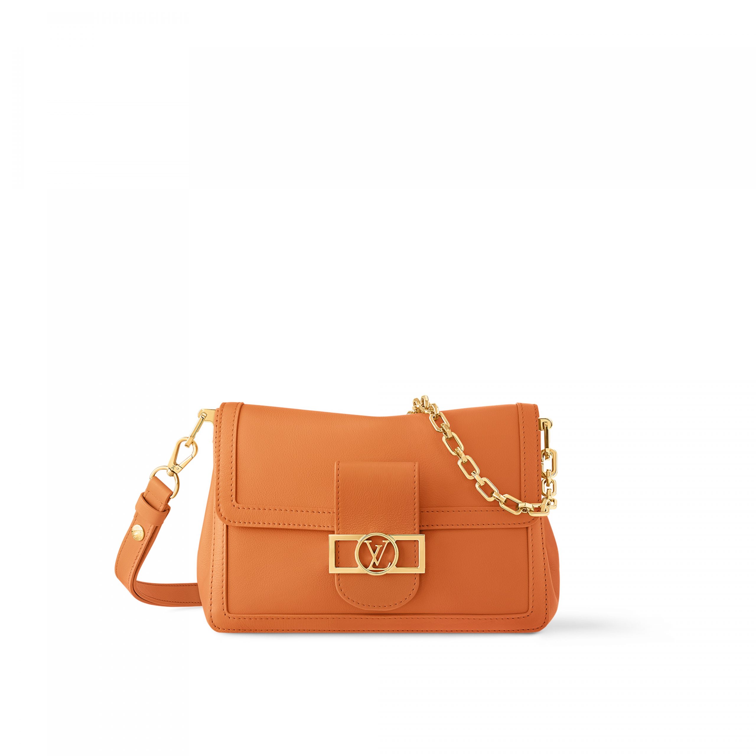 Louis Vuitton M25048 Dauphine Soft MM Orange Louis Vuitton M25048 Dauphine Soft MM Orange