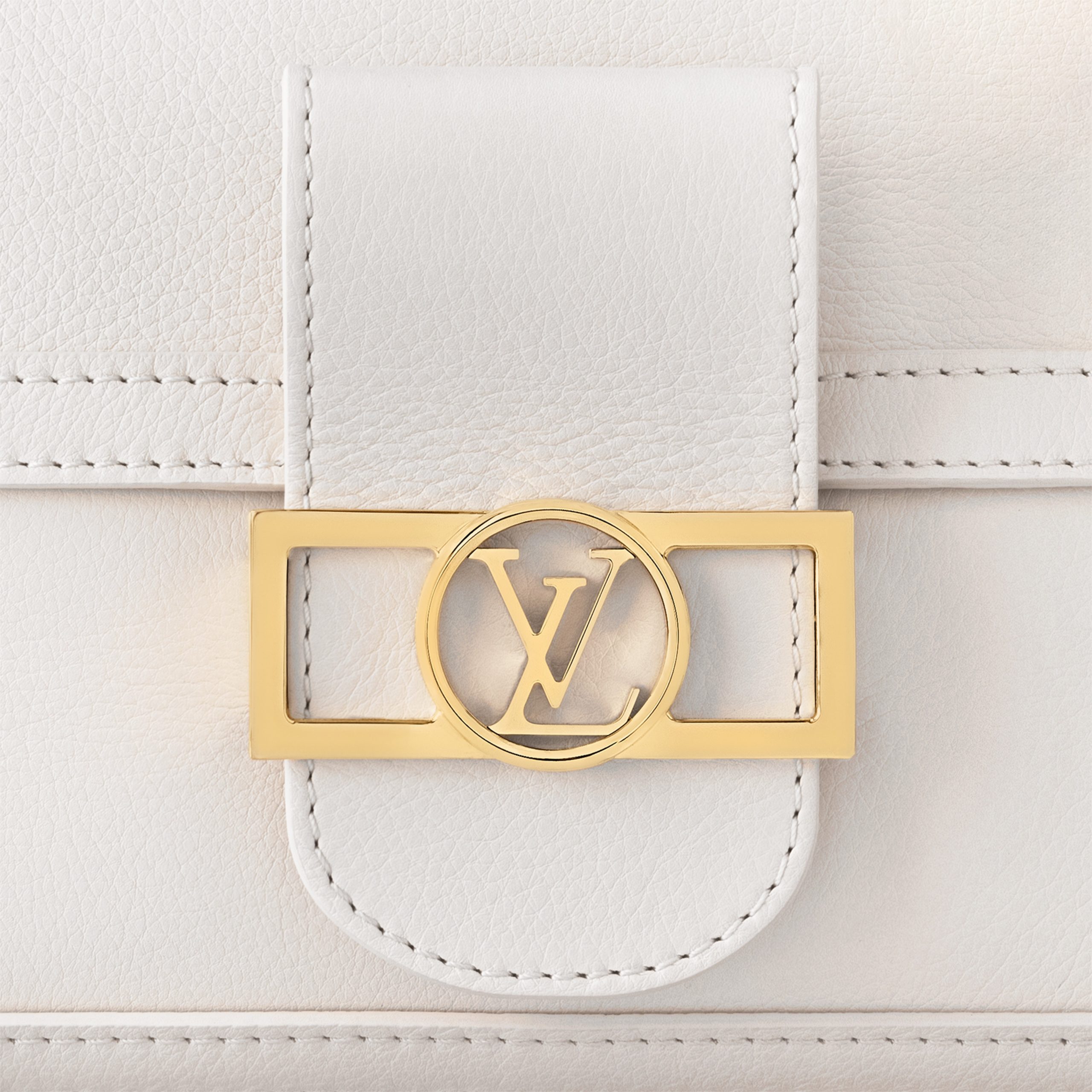 Louis Vuitton M25050 Dauphine Soft MM White Louis Vuitton M25050 Dauphine Soft MM White