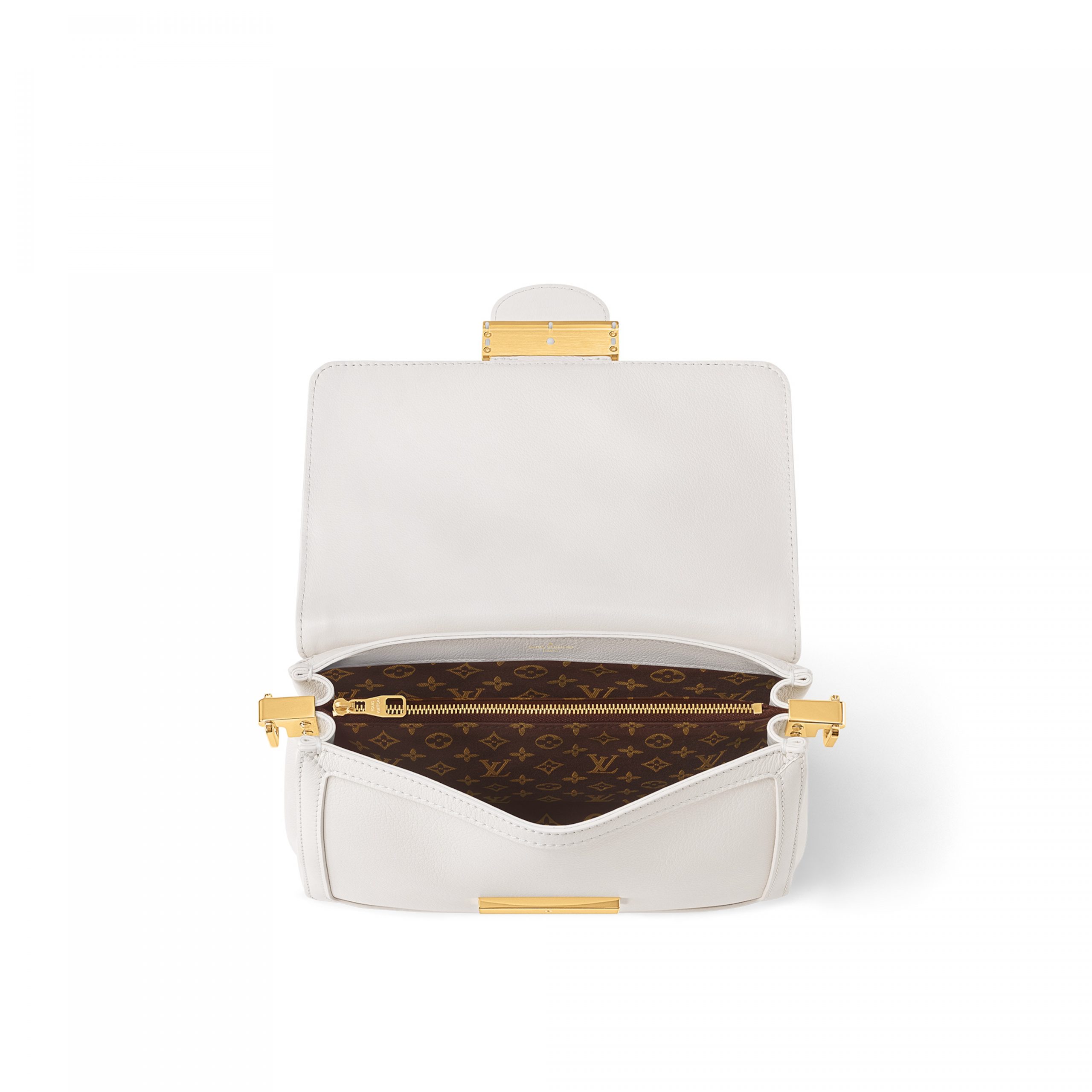 Louis Vuitton M25050 Dauphine Soft MM White Louis Vuitton M25050 Dauphine Soft MM White