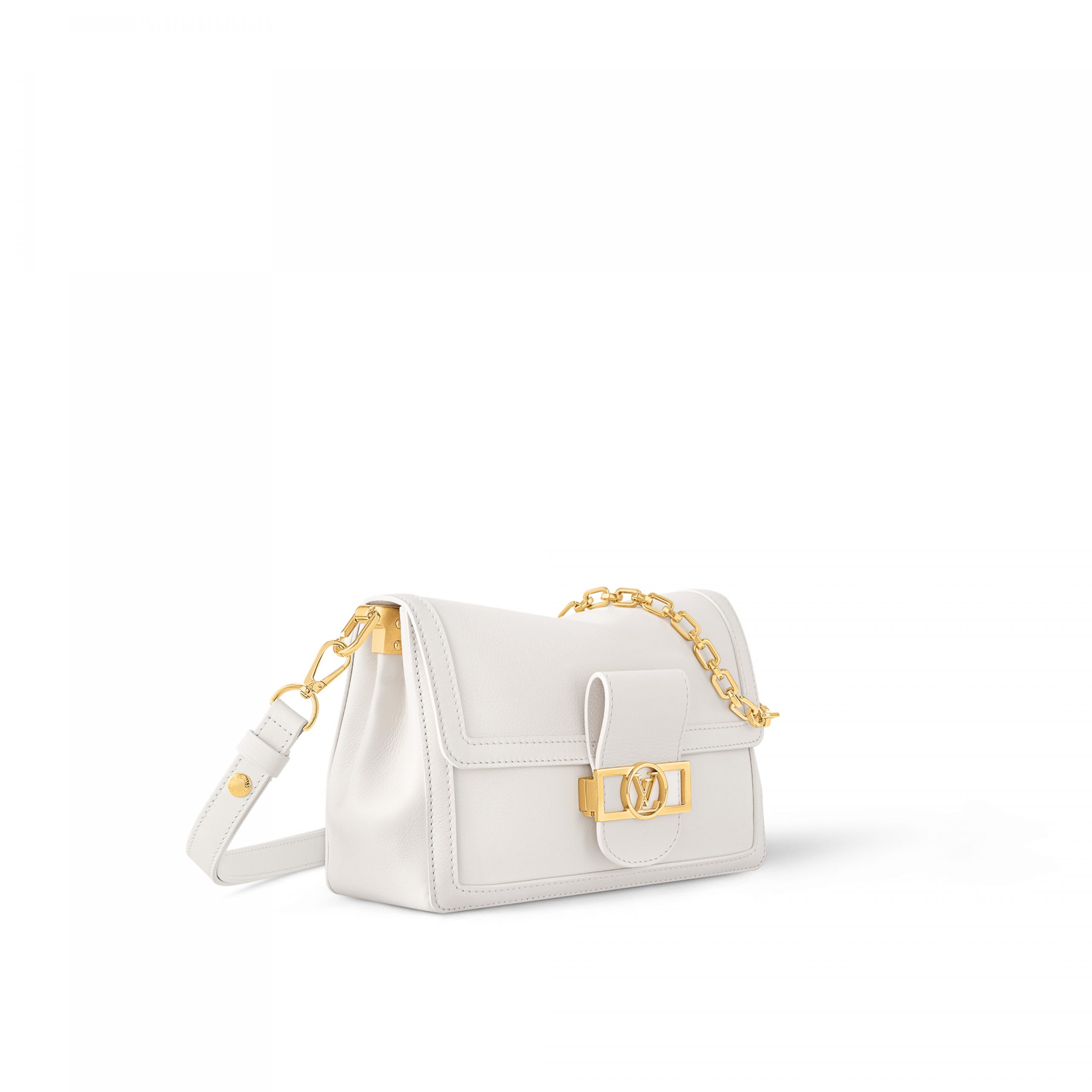 Louis Vuitton M25050 Dauphine Soft MM White Louis Vuitton M25050 Dauphine Soft MM White