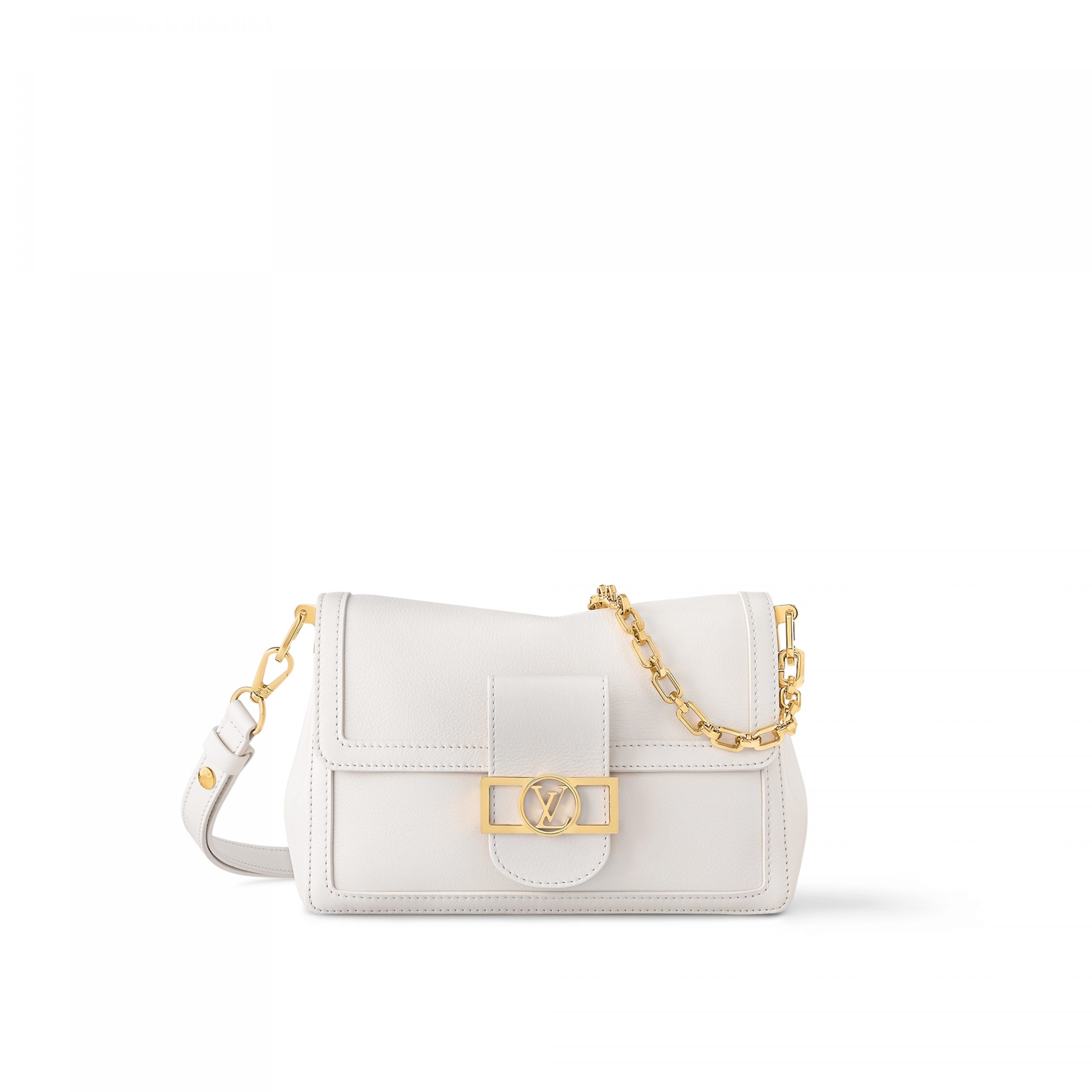 Louis Vuitton M25050 Dauphine Soft MM White Louis Vuitton M25050 Dauphine Soft MM White