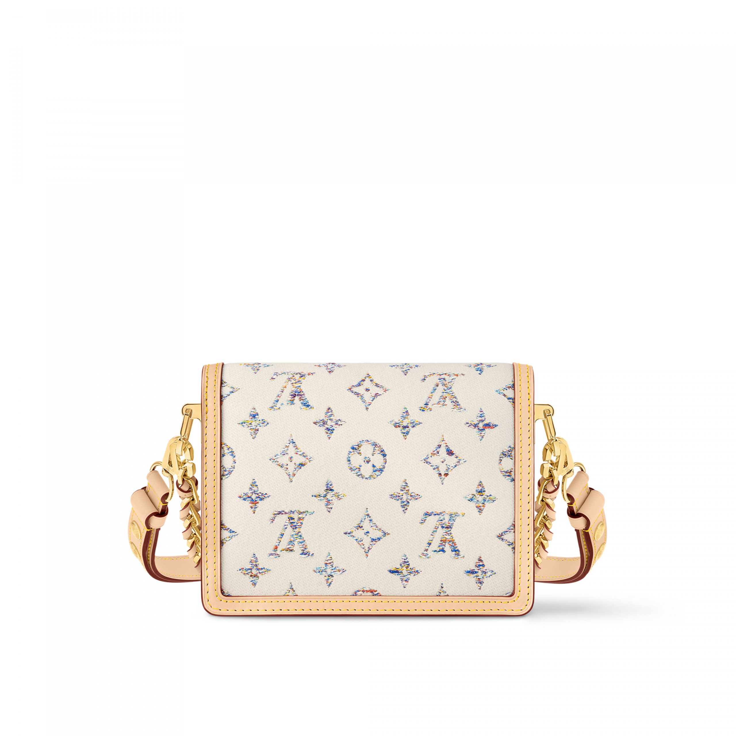 Louis Vuitton M24841 Mini Dauphine Multicolor Beige Louis Vuitton M24841 Mini Dauphine Multicolor Beige