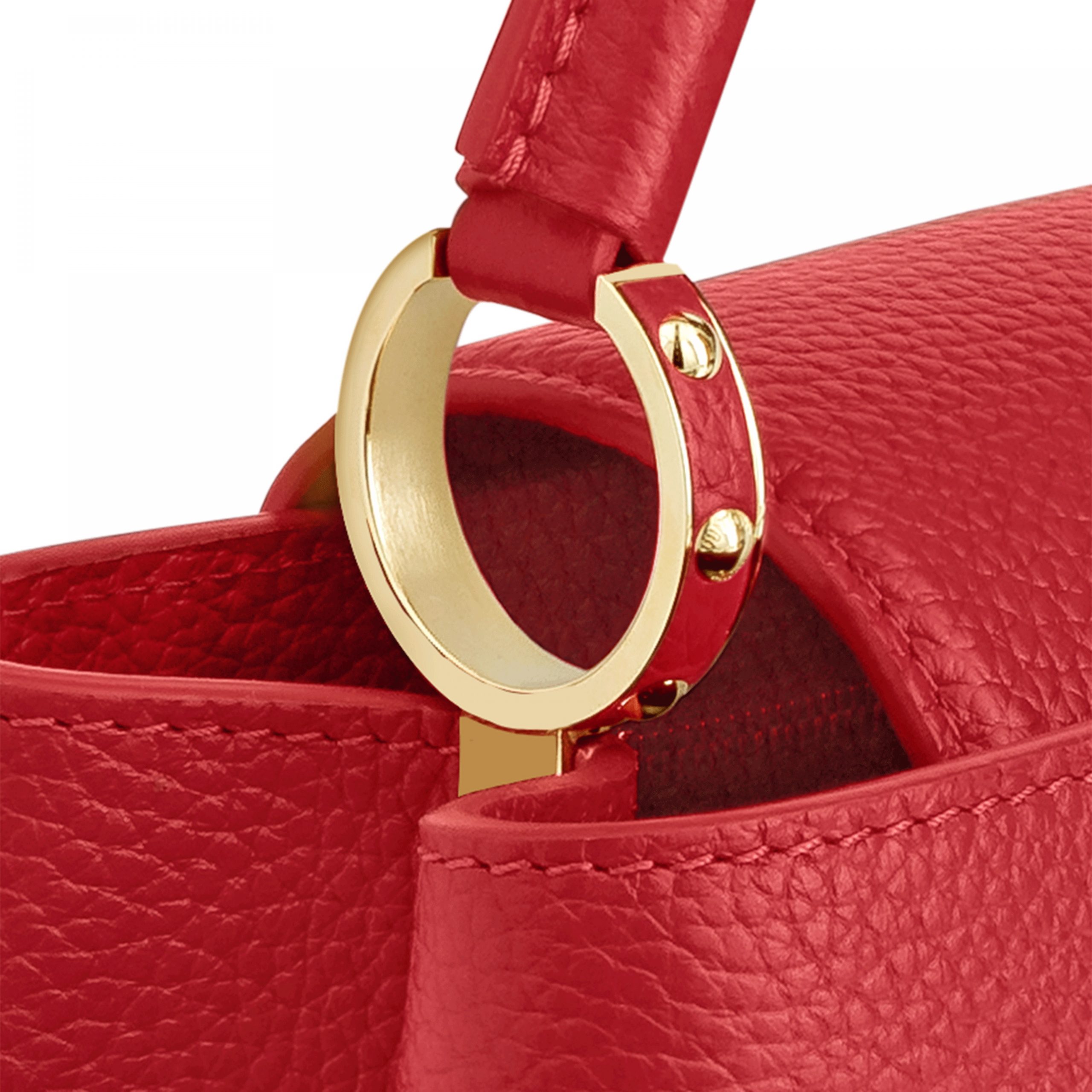 Louis Vuitton M52689 Capucines BB Bag Scarlet Red Louis Vuitton M52689 Capucines BB Bag Scarlet Red