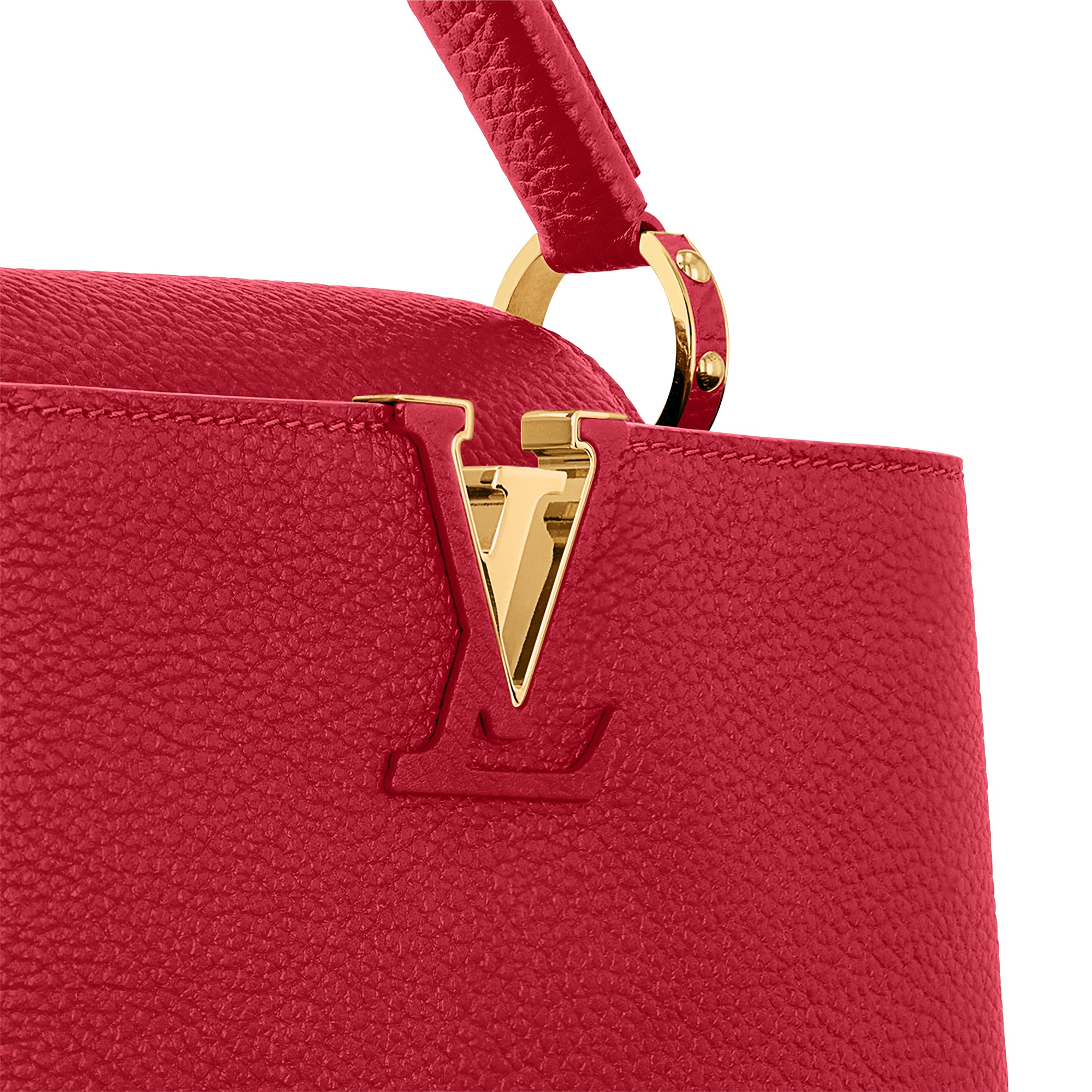 Louis Vuitton M52689 Capucines BB Bag Scarlet Red Louis Vuitton M52689 Capucines BB Bag Scarlet Red