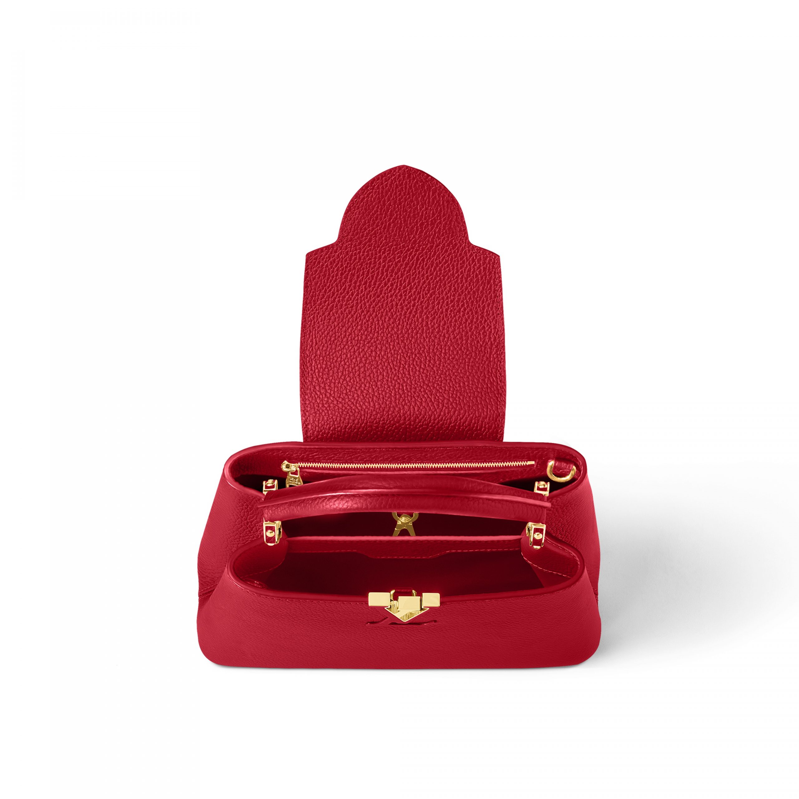 Louis Vuitton M52689 Capucines BB Bag Scarlet Red Louis Vuitton M52689 Capucines BB Bag Scarlet Red