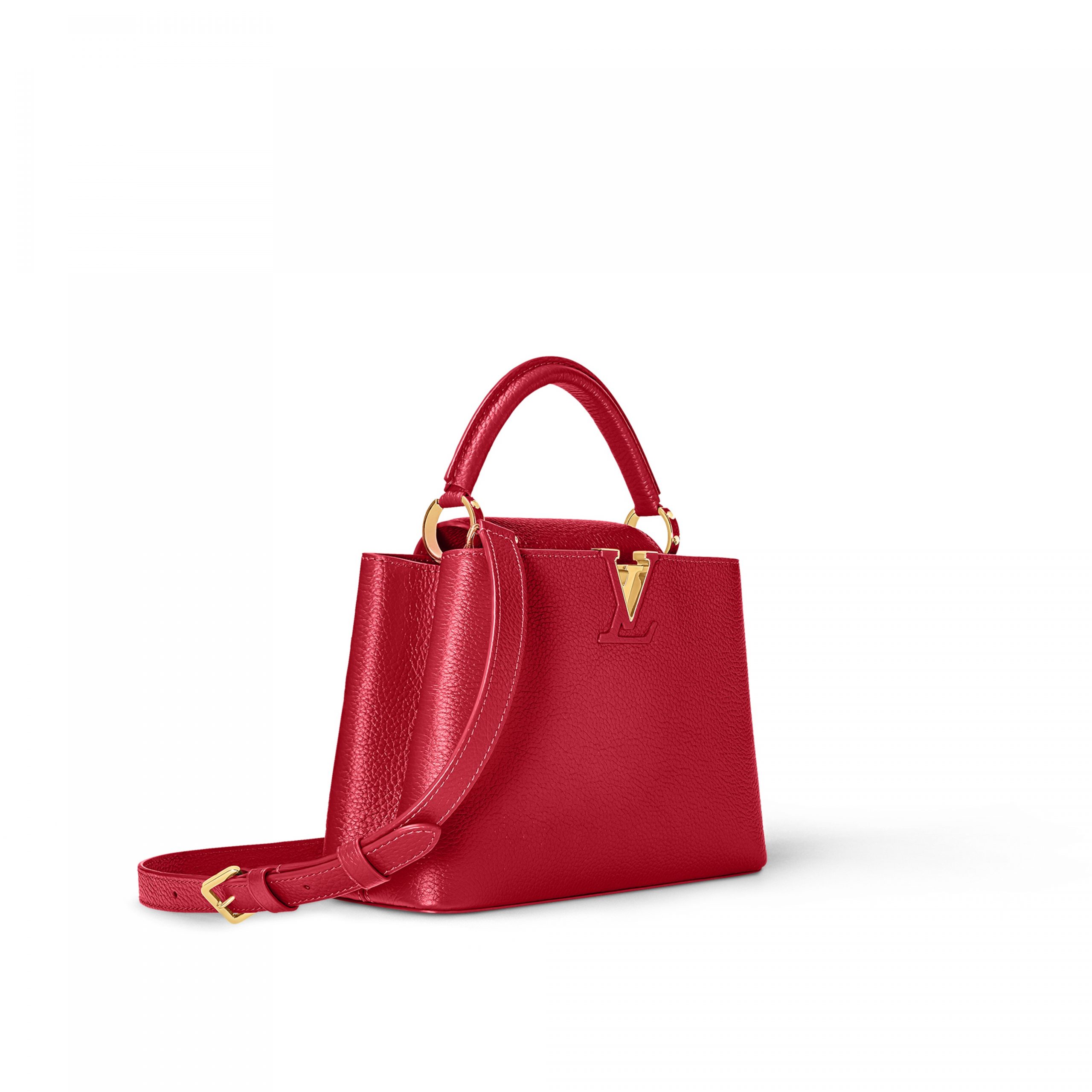 Louis Vuitton M52689 Capucines BB Bag Scarlet Red Louis Vuitton M52689 Capucines BB Bag Scarlet Red