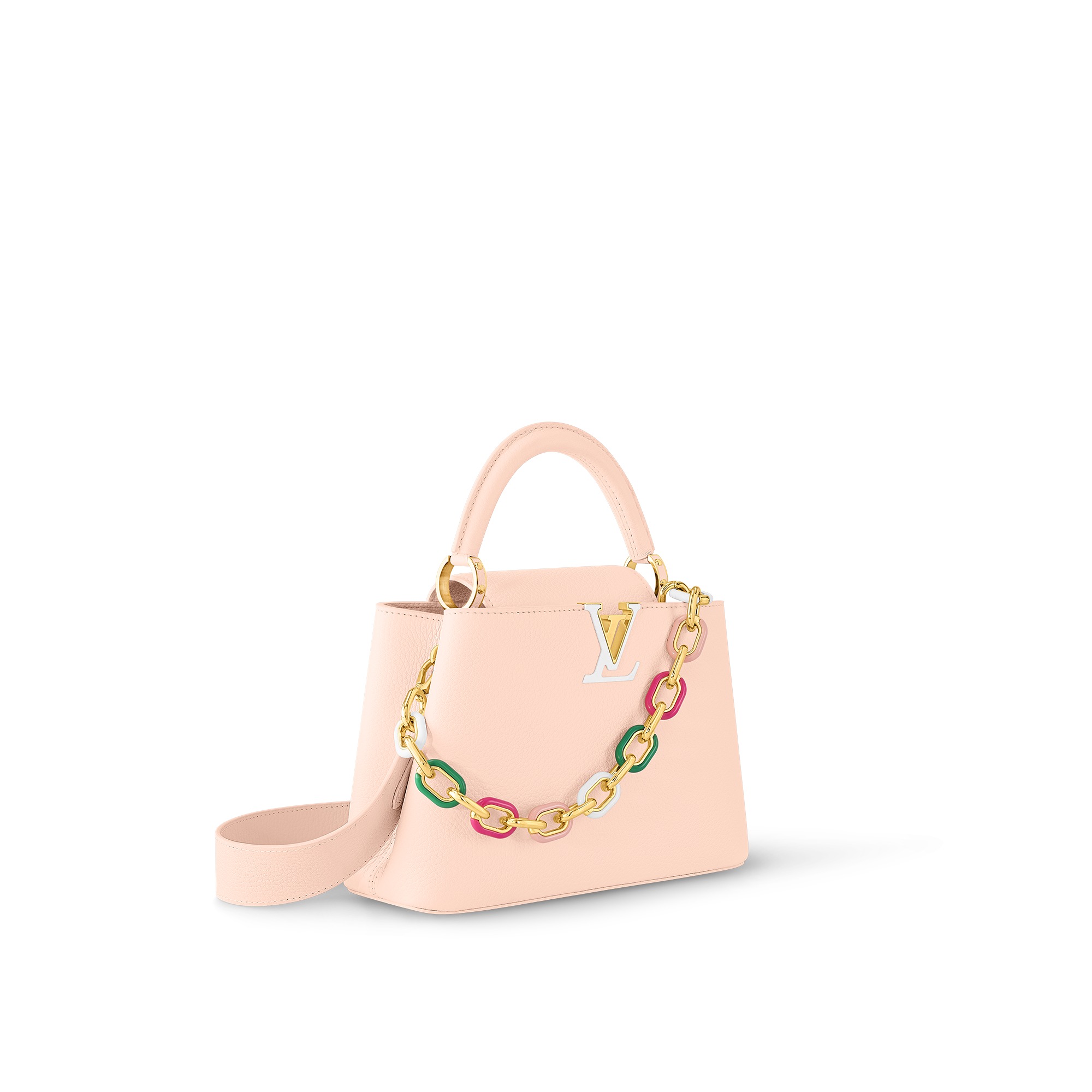 Louis Vuitton M21643 Capucines BB Bag Jasmine Pink Louis Vuitton M21643 Capucines BB Bag Jasmine Pink