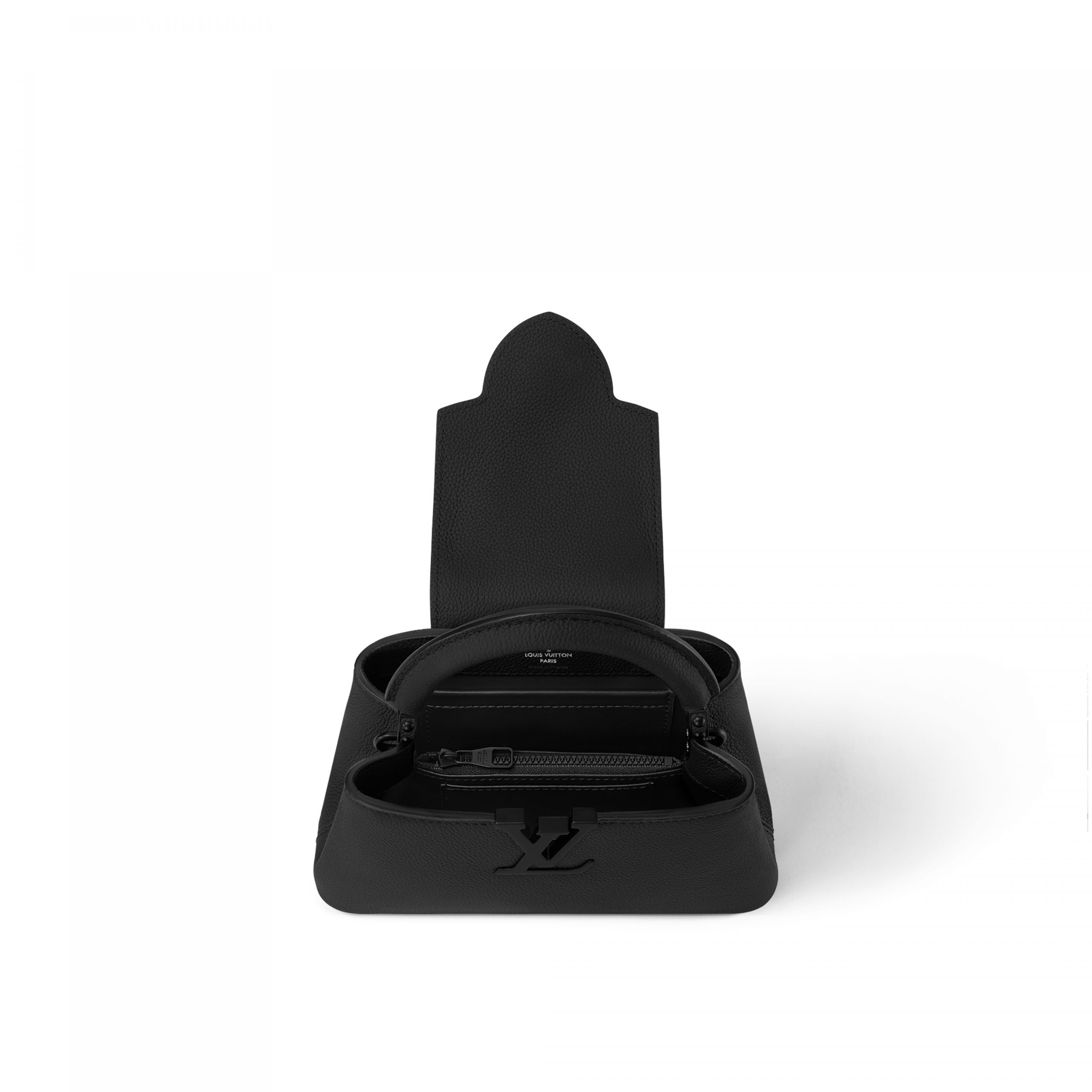 Louis Vuitton M23955 Capucines East-West Mini All Black Louis Vuitton M23955 Capucines East-West Mini All Black