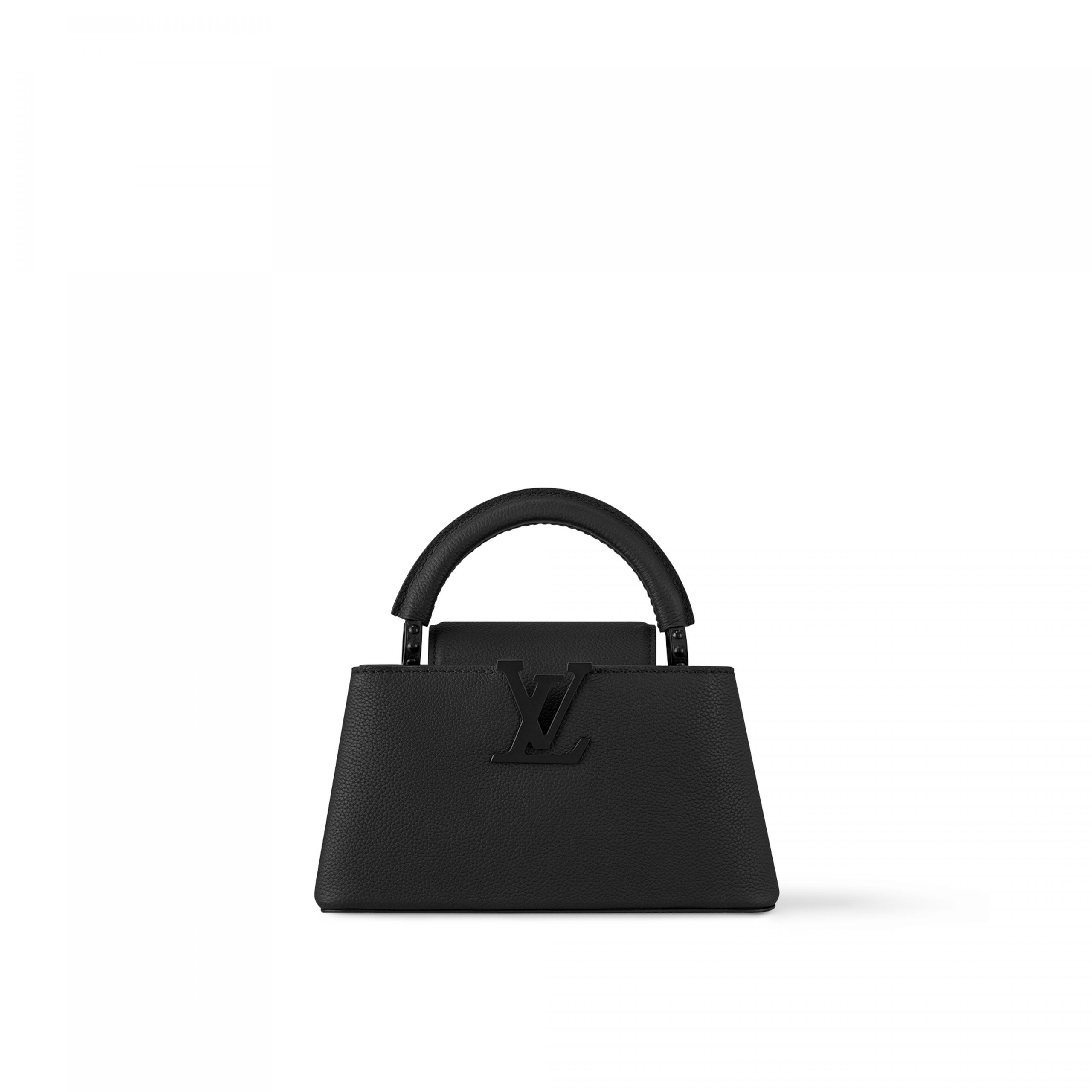Louis Vuitton M23955 Capucines East-West Mini All Black Louis Vuitton M23955 Capucines East-West Mini All Black
