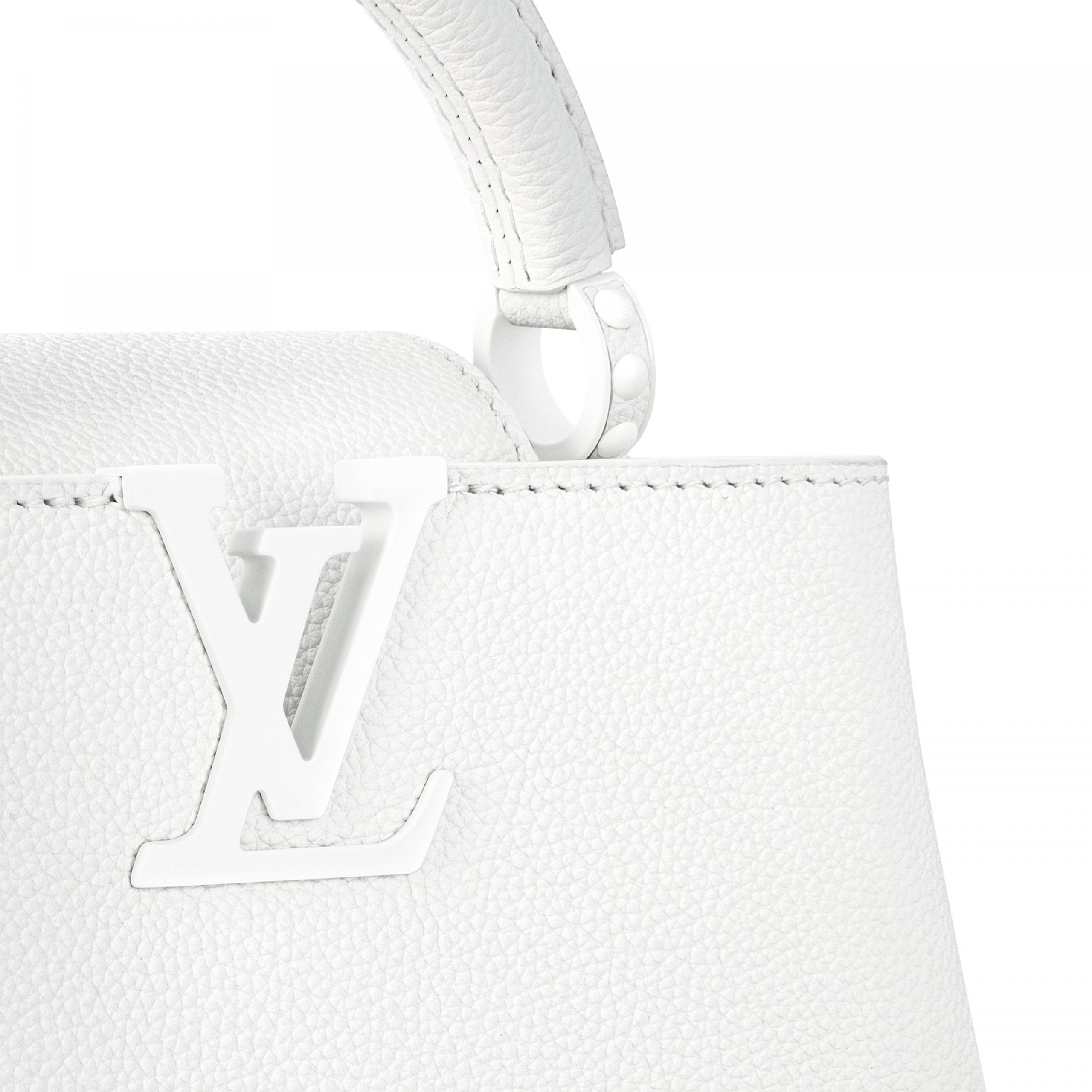 Louis Vuitton M23956 Capucines East-West Mini Optic White Louis Vuitton M23956 Capucines East-West Mini Optic White