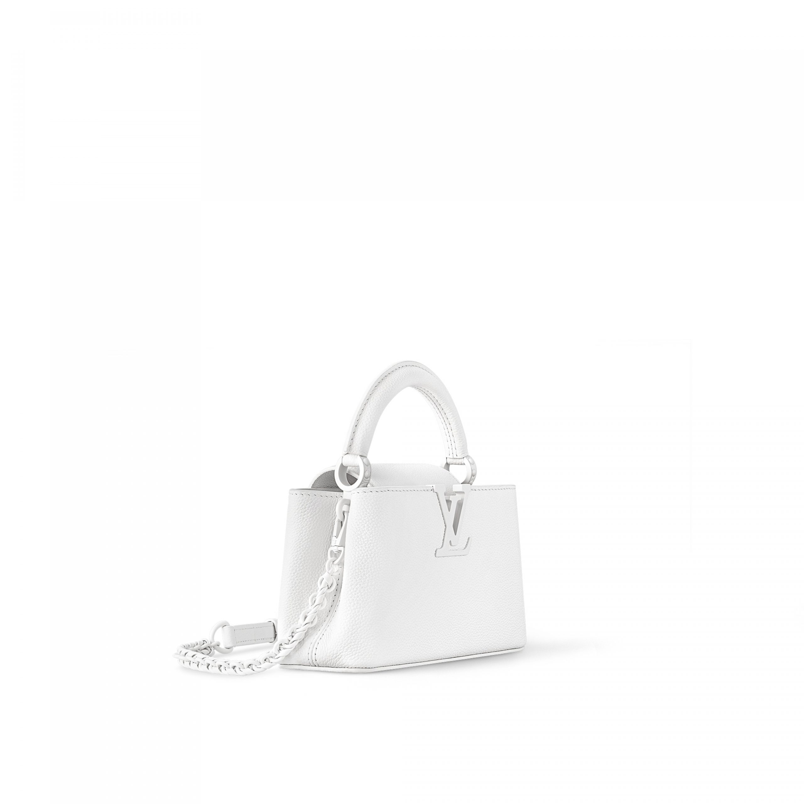 Louis Vuitton M23956 Capucines East-West Mini Optic White Louis Vuitton M23956 Capucines East-West Mini Optic White