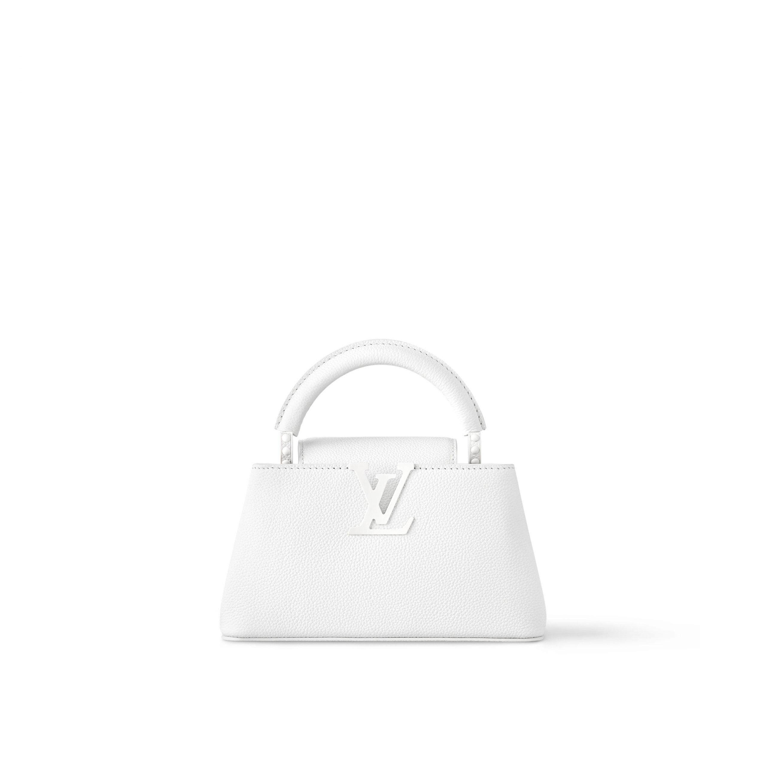 Louis Vuitton M23956 Capucines East-West Mini Optic White Louis Vuitton M23956 Capucines East-West Mini Optic White