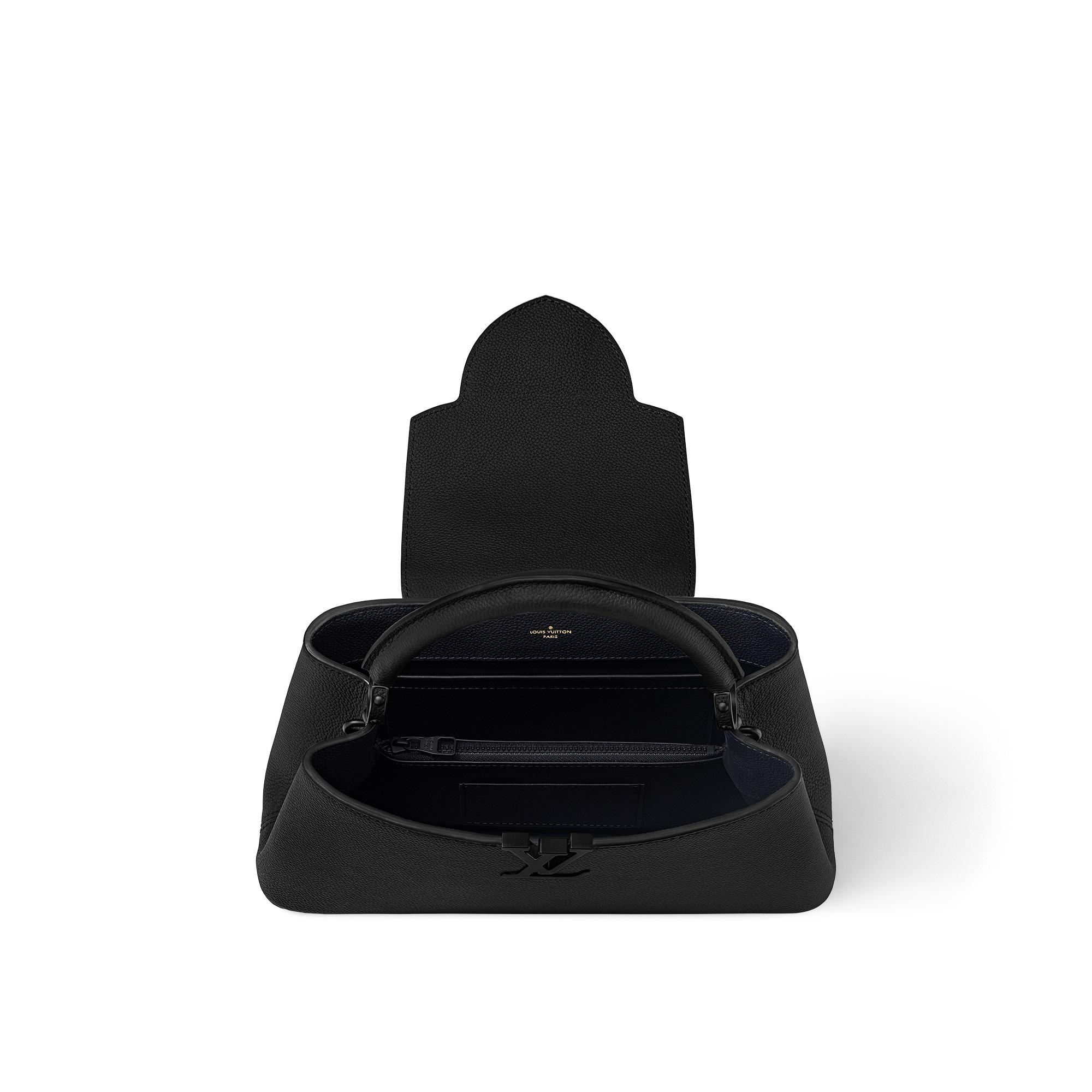 Louis Vuitton M23947 Capucines East-West MM All Black Louis Vuitton M23947 Capucines East-West MM All Black