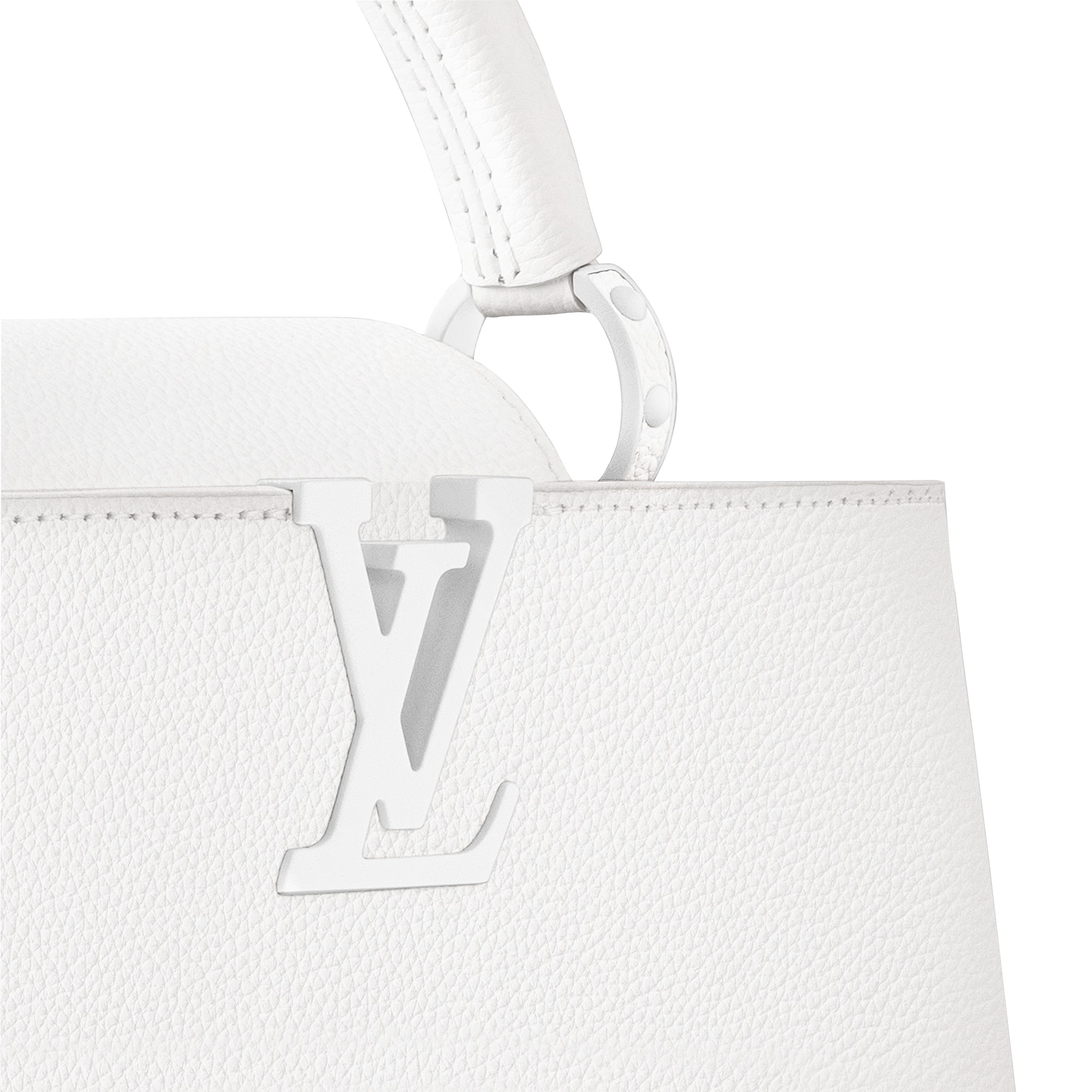 Louis Vuitton M23948 Capucines East-West MM Optic White Louis Vuitton M23948 Capucines East-West MM Optic White