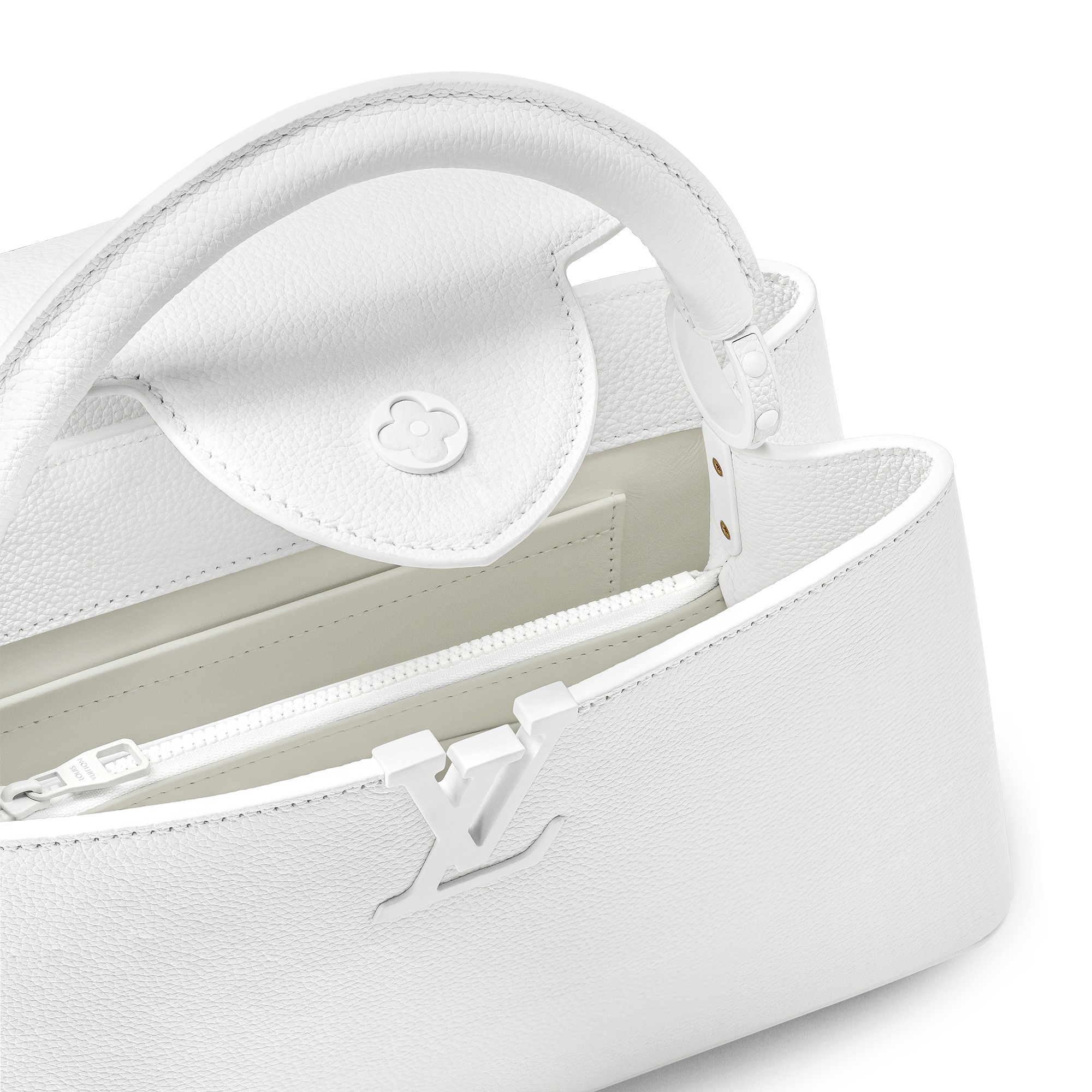 Louis Vuitton M23948 Capucines East-West MM Optic White Louis Vuitton M23948 Capucines East-West MM Optic White