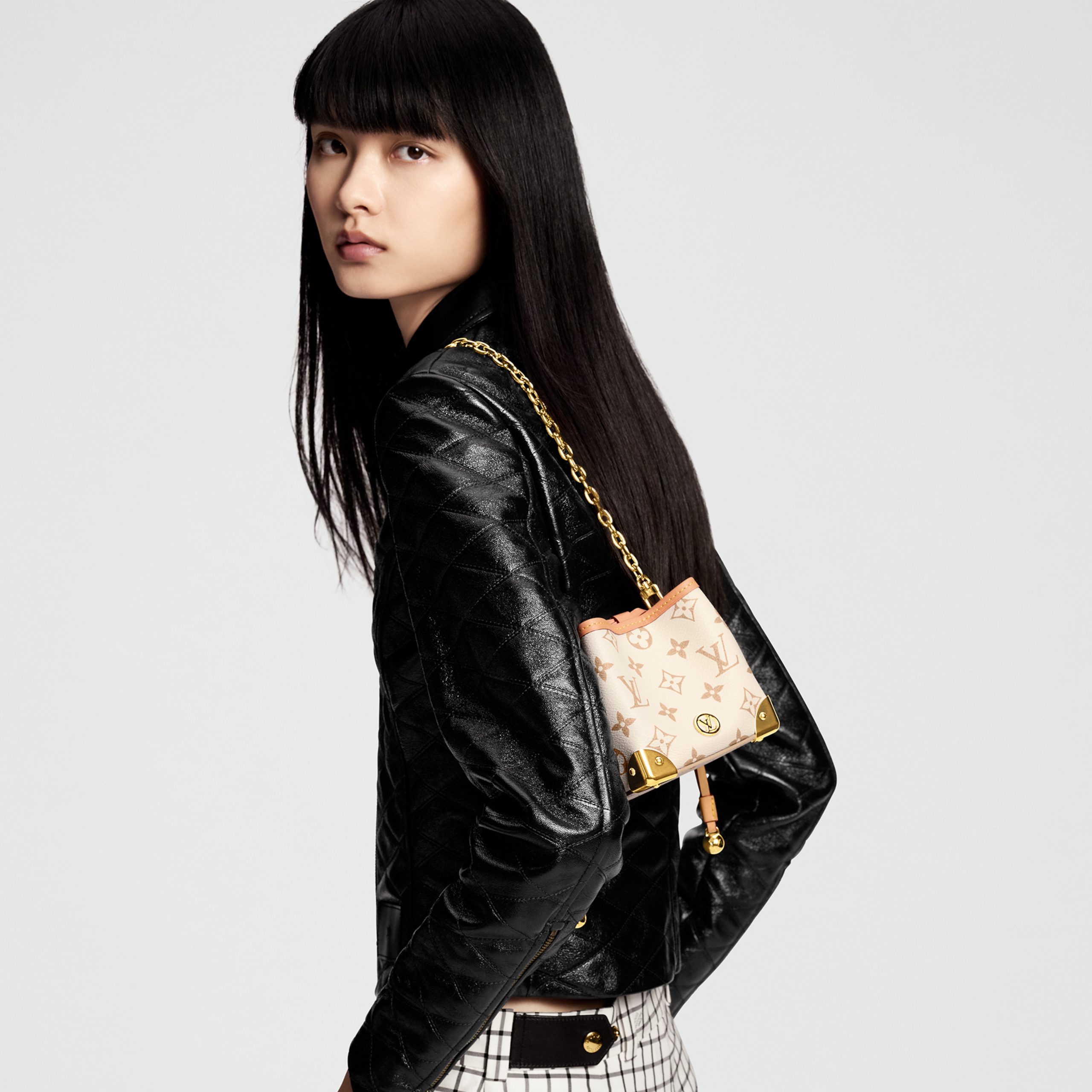 Louis Vuitton M83227 NOÉ PURSE LV CHARMS Monogram Louis Vuitton M83227 NOÉ PURSE LV CHARMS Monogram