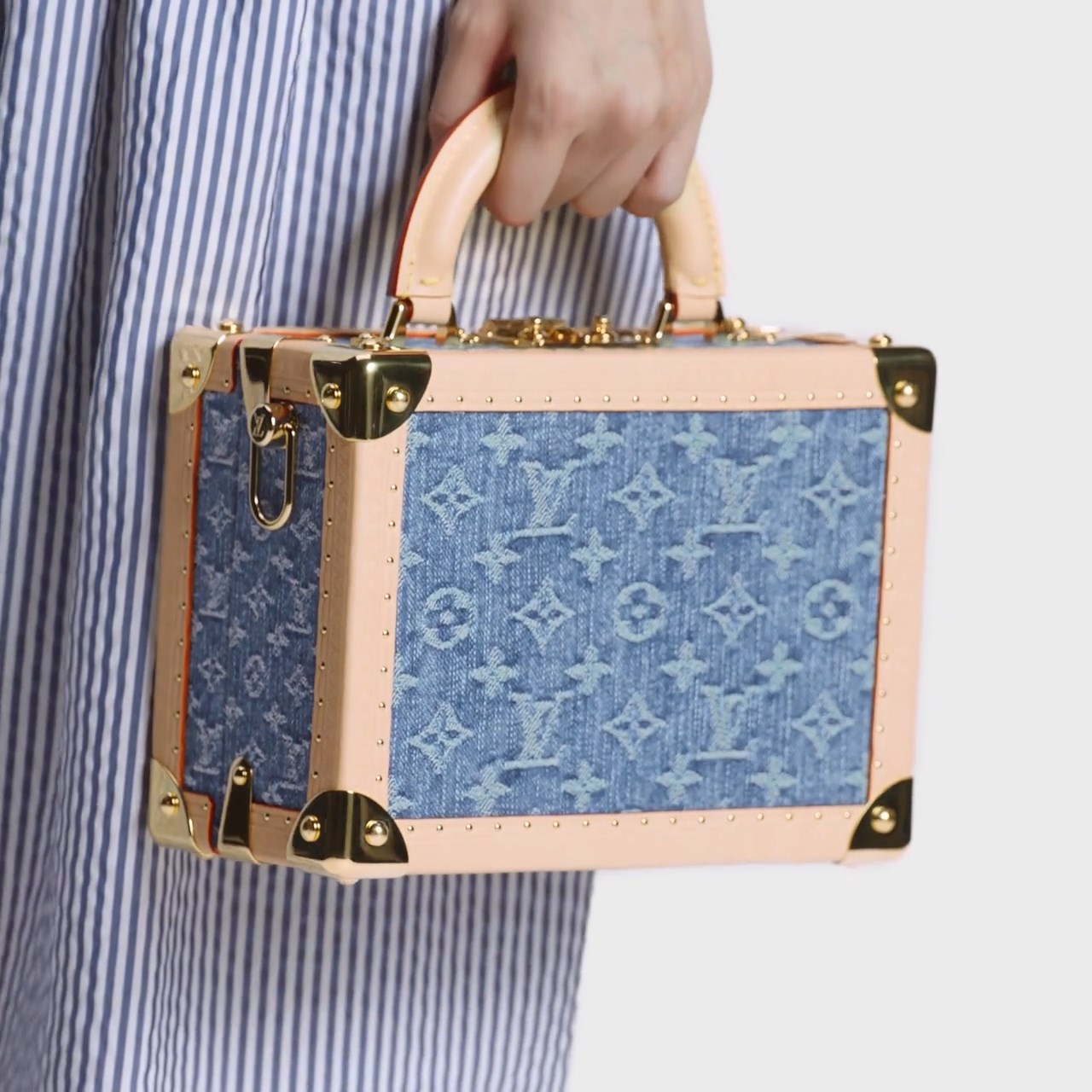 Louis Vuitton M24161 Petite Valise Denim Blue Louis Vuitton M24161 Petite Valise Denim Blue