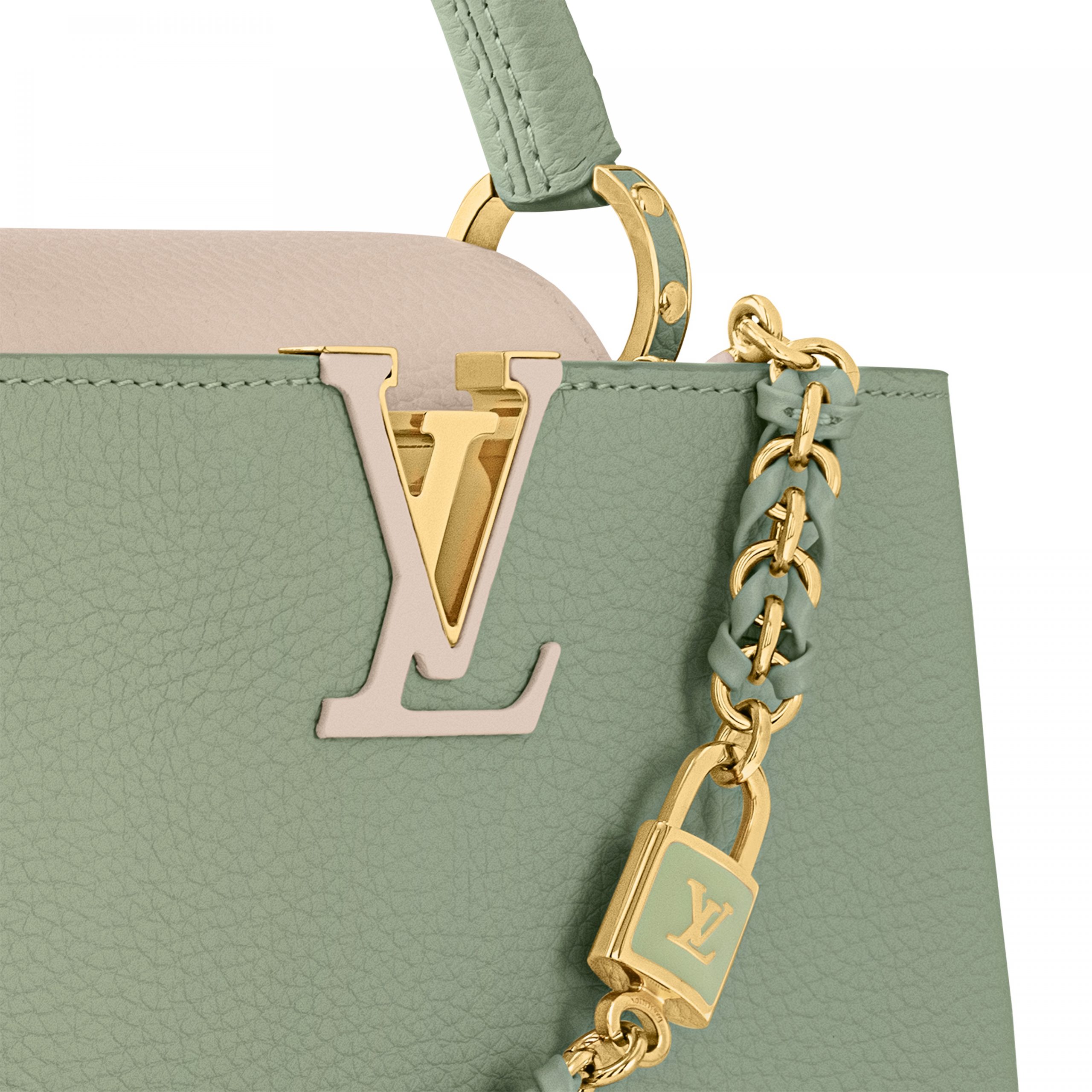 Louis Vuitton M24471 Capucines BB Jade Green Louis Vuitton M24471 Capucines BB Jade Green