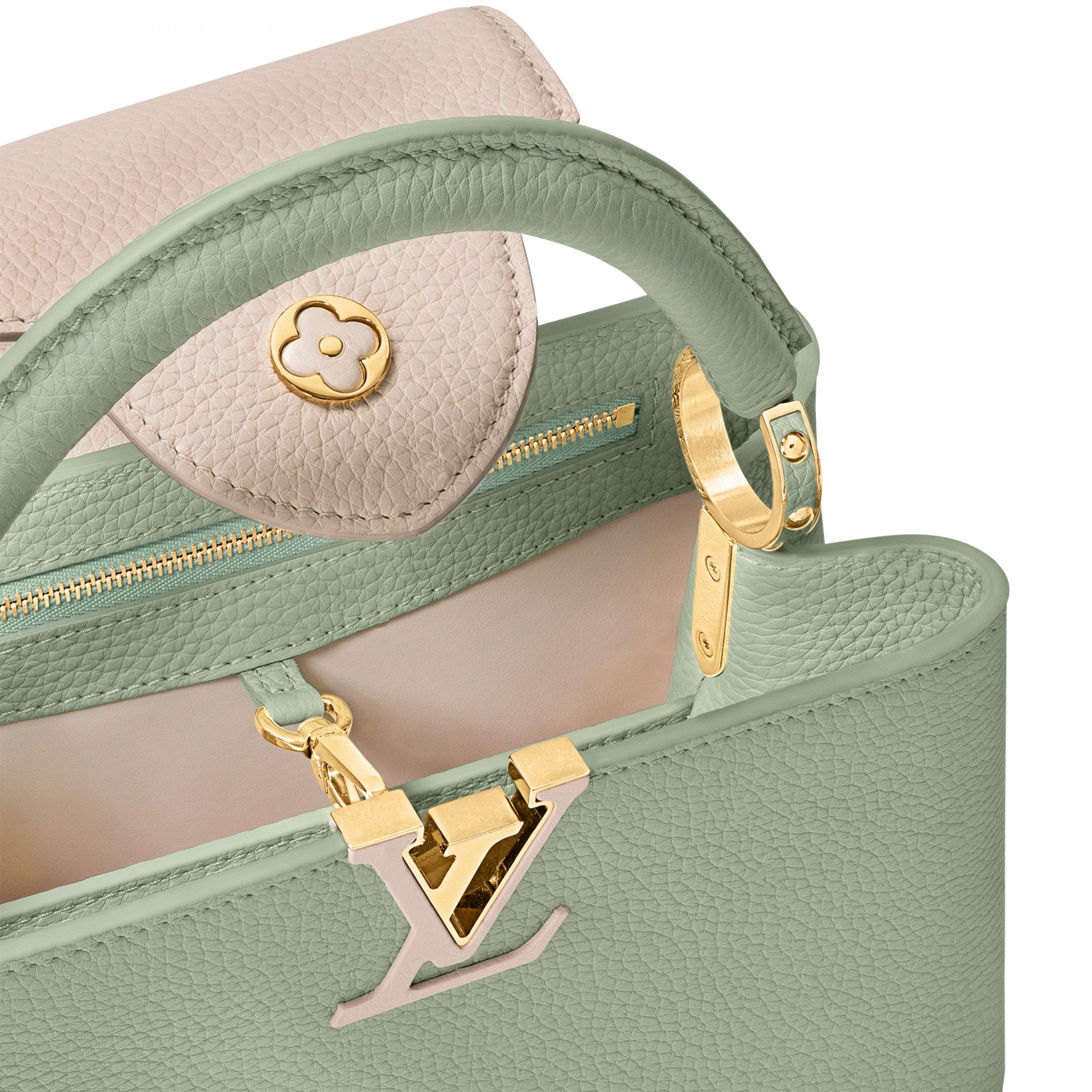 Louis Vuitton M24471 Capucines BB Jade Green Louis Vuitton M24471 Capucines BB Jade Green