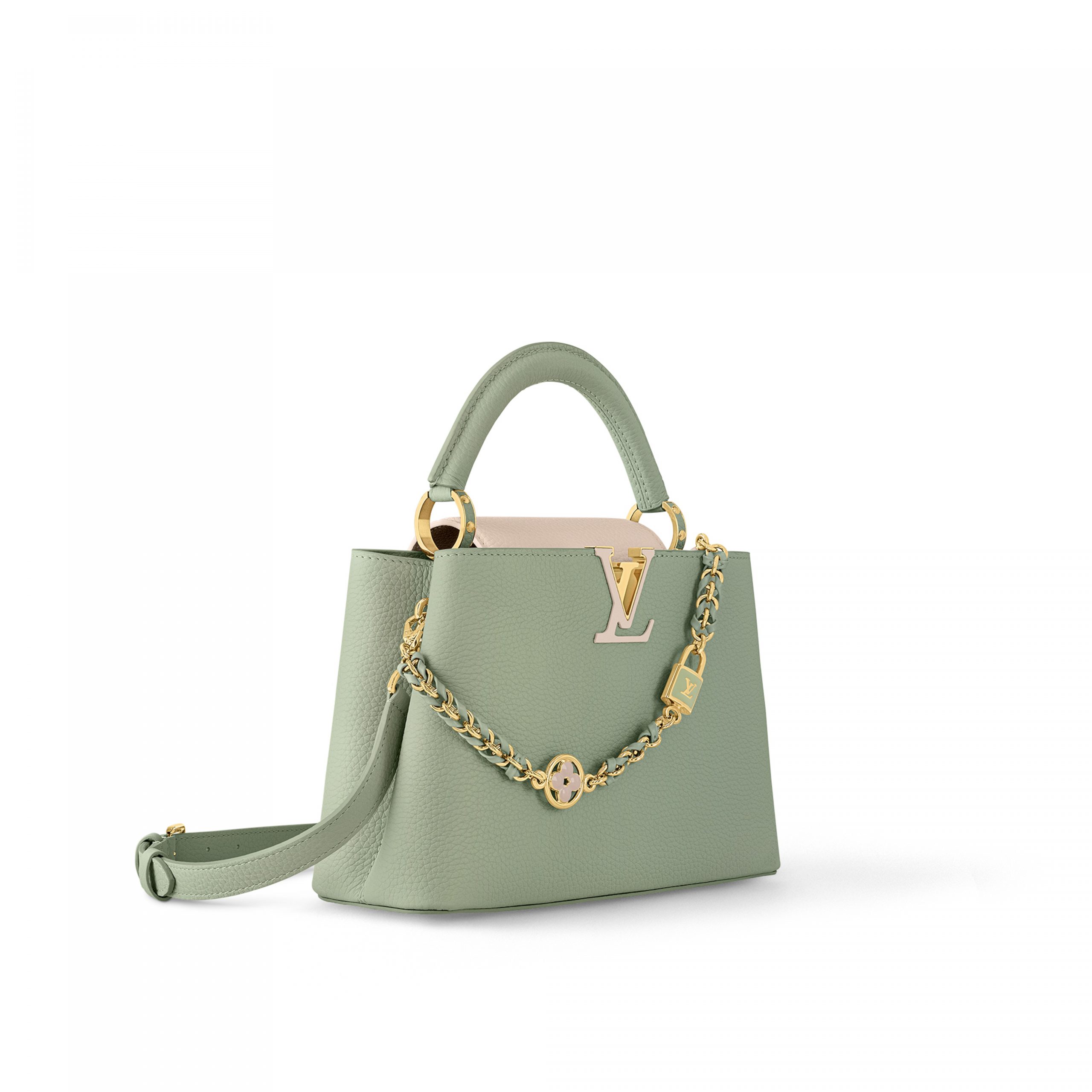 Louis Vuitton M24471 Capucines BB Jade Green Louis Vuitton M24471 Capucines BB Jade Green