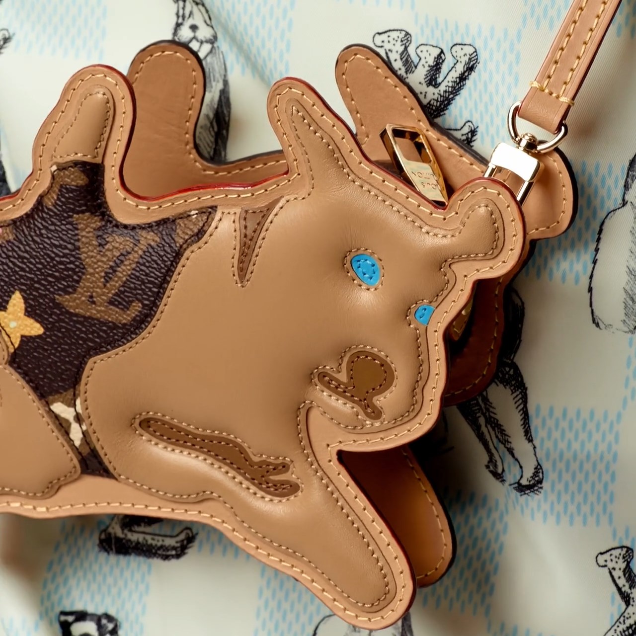 Louis Vuitton X Tyler M83342 Dog On Strap Chocolate Louis Vuitton X Tyler M83342 Dog On Strap Chocolate