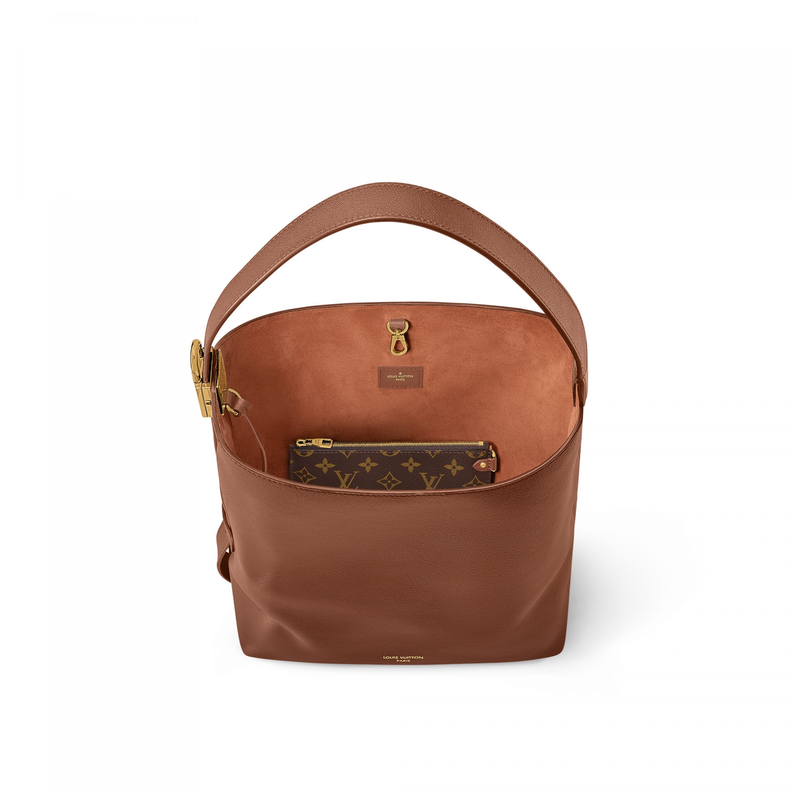 Louis Vuitton M24974 Low Key Hobo MM Cognac Brown Louis Vuitton M24974 Low Key Hobo MM Cognac Brown