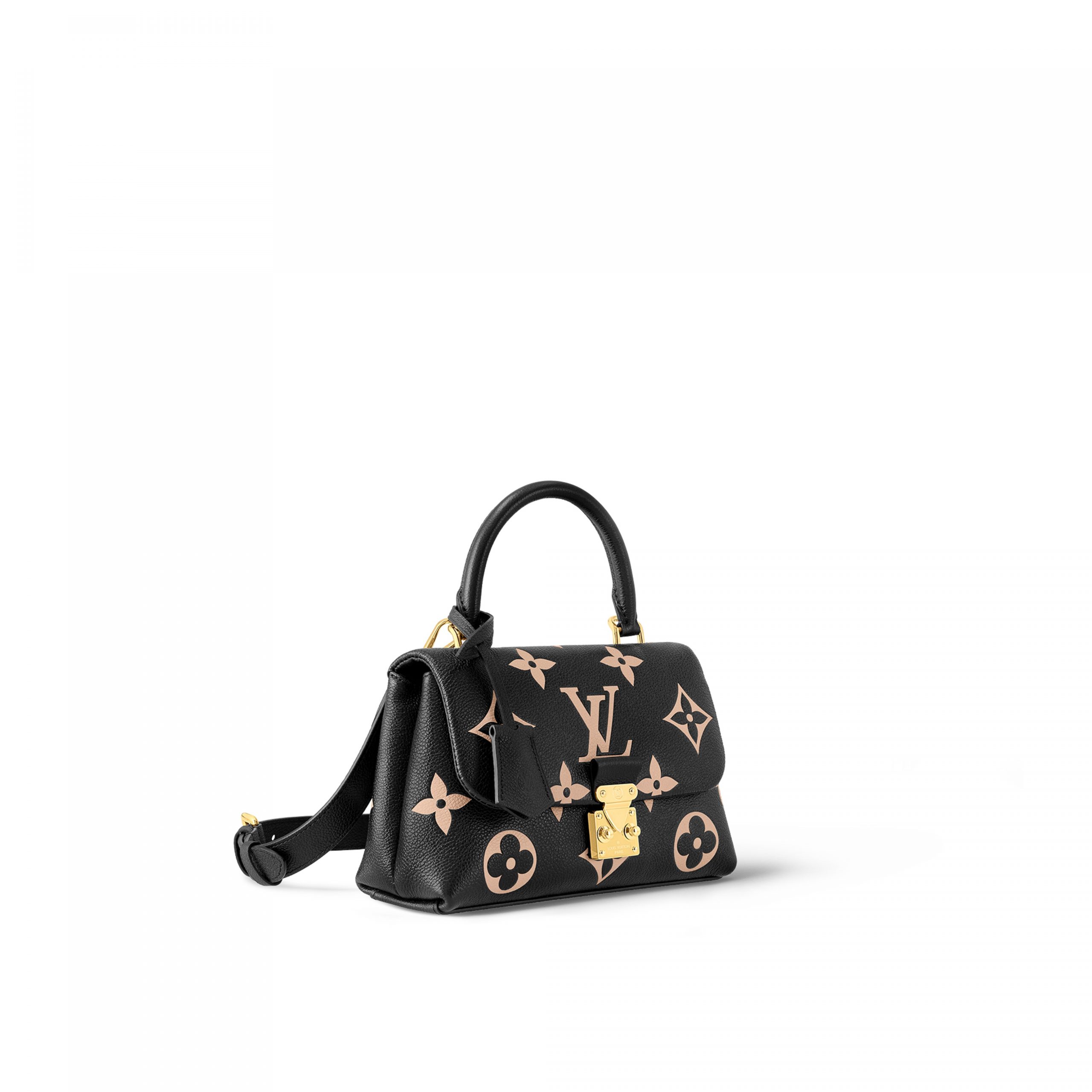 Louis Vuitton M45978 Madeleine BB Black / Beige Louis Vuitton M45978 Madeleine BB Black / Beige