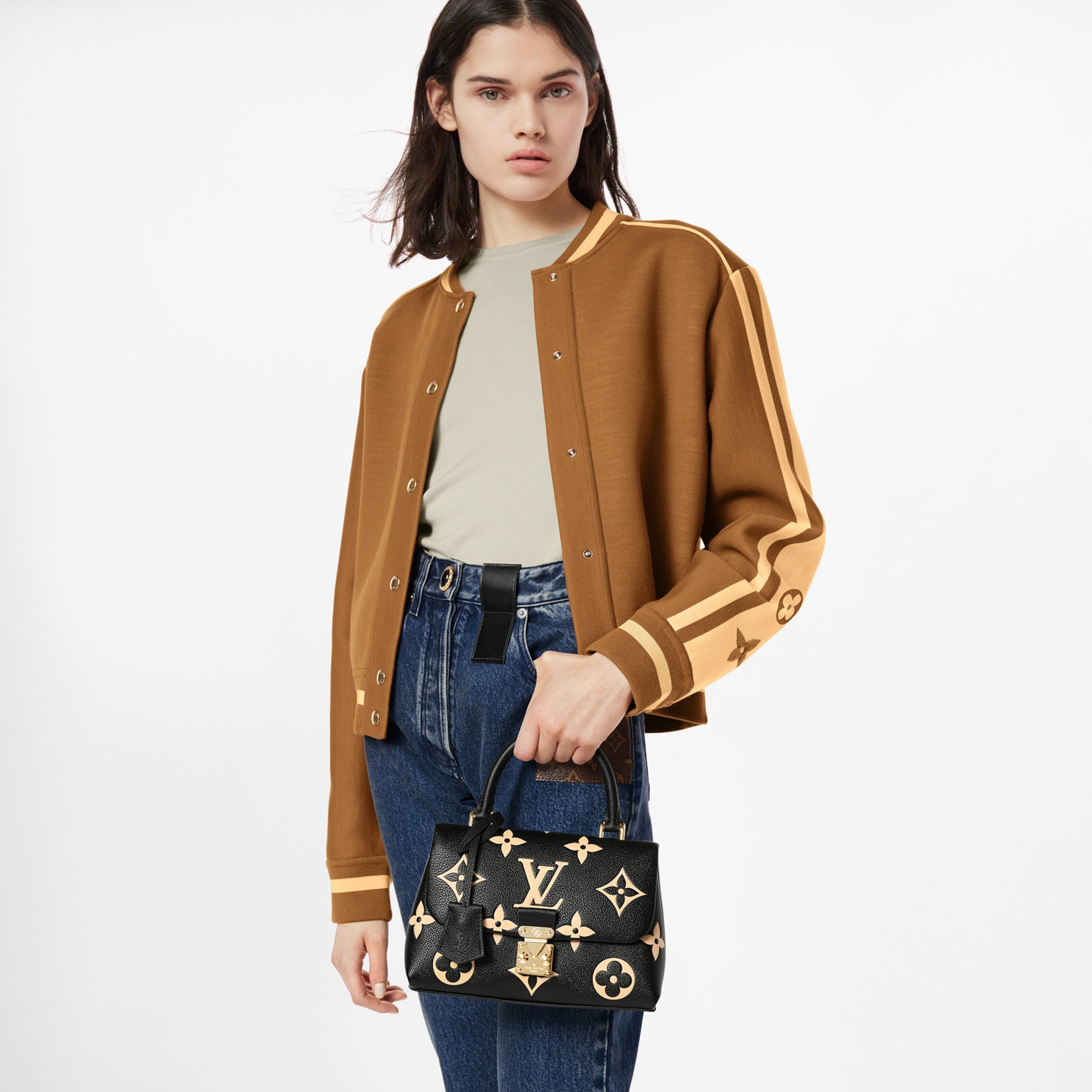 Louis Vuitton M45978 Madeleine BB Black / Beige Louis Vuitton M45978 Madeleine BB Black / Beige