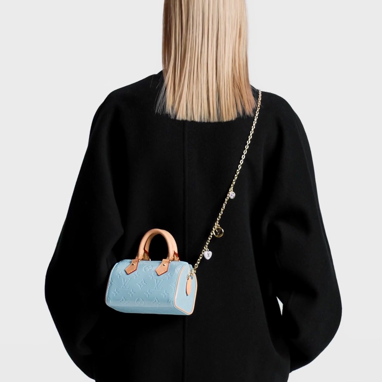 Louis Vuitton M83000 Nano Speedy Sky Blue Louis Vuitton M83000 Nano Speedy Sky Blue