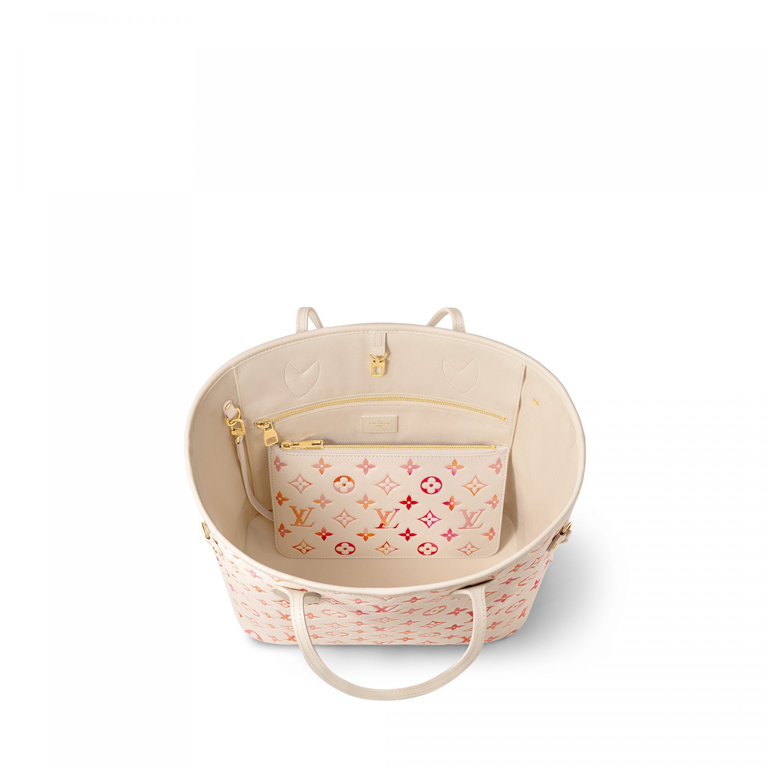 Louis Vuitton M47080 Neverfull MM Sunrise Aquarelle Louis Vuitton M47080 Neverfull MM Sunrise Aquarelle