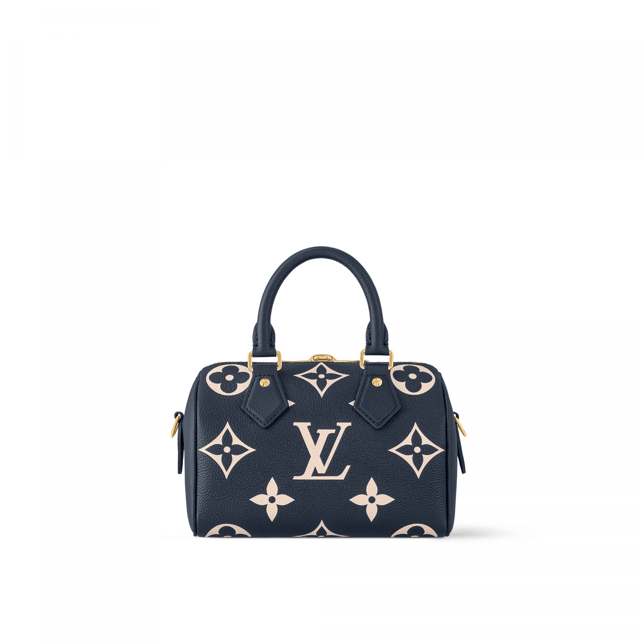Louis Vuitton M47048 Speedy Bandoulière 20 Navy Blue/Cream Louis Vuitton M47048 Speedy Bandoulière 20 Navy Blue/Cream