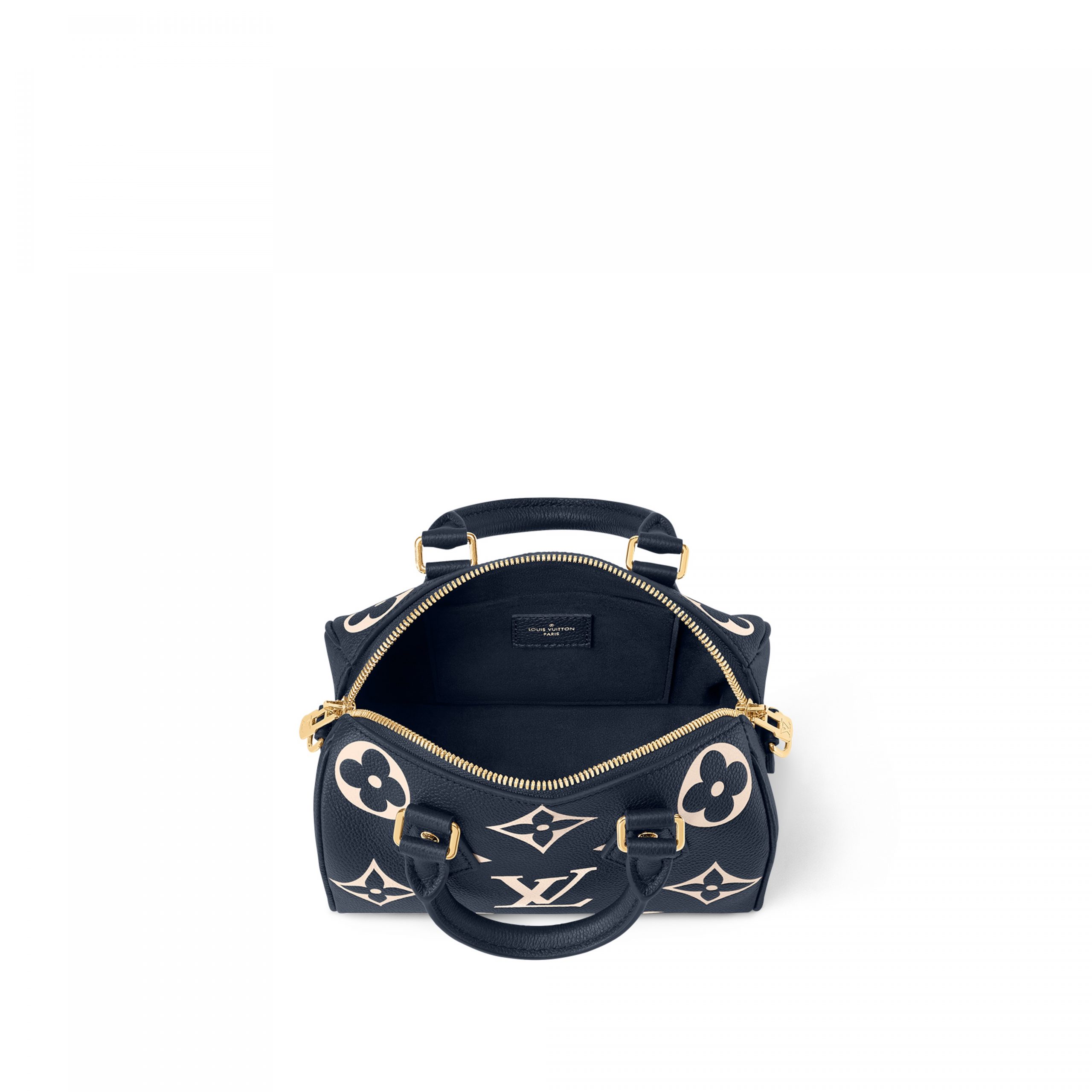 Louis Vuitton M47048 Speedy Bandoulière 20 Navy Blue/Cream Louis Vuitton M47048 Speedy Bandoulière 20 Navy Blue/Cream