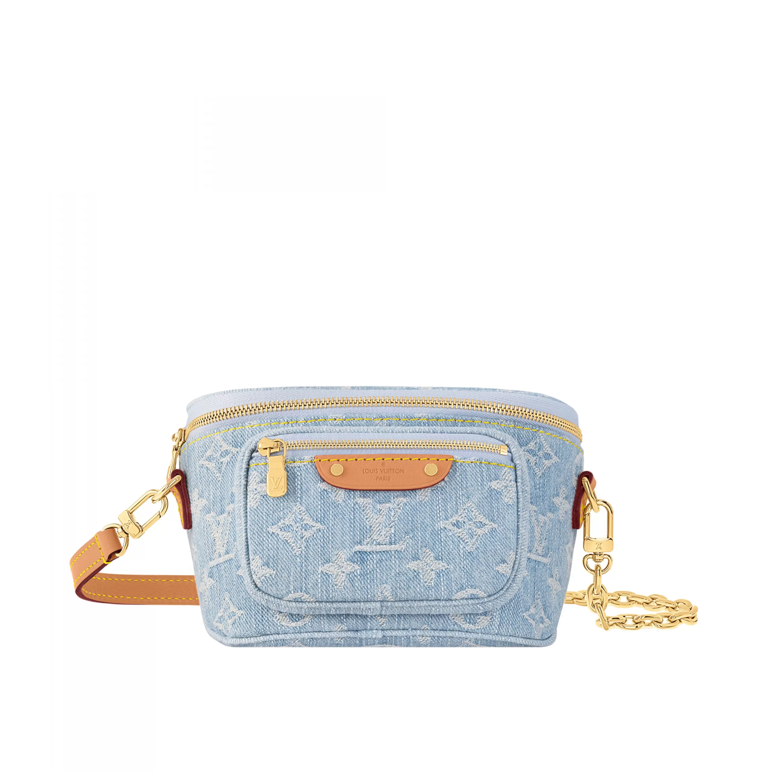 Louis Vuitton M83353 Mini Bumbag Sky Blue Louis Vuitton M83353 Mini Bumbag Sky Blue