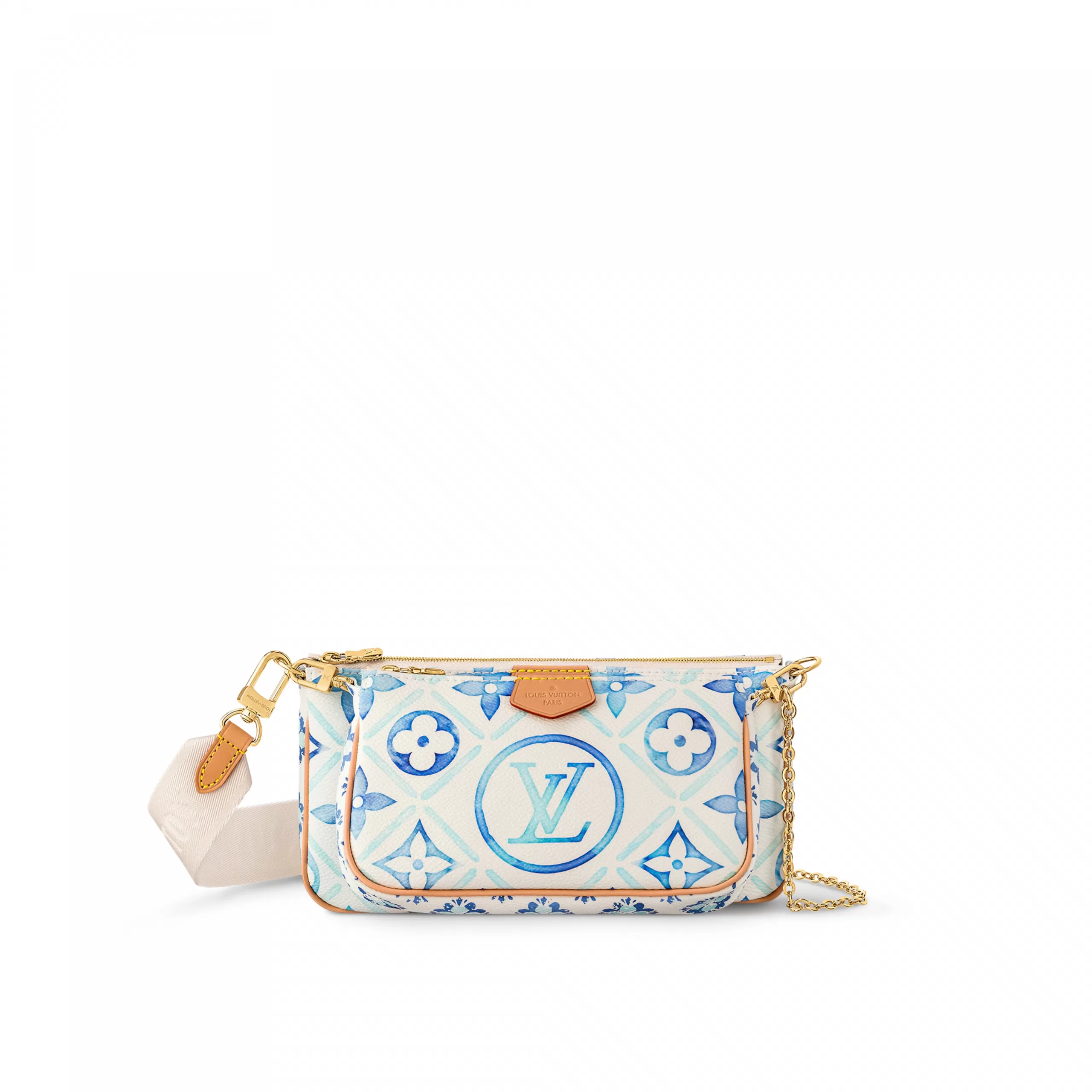 Louis Vuitton M25374 Multi Pochette Accessoires Lagoon Blue Louis Vuitton M25374 Multi Pochette Accessoires Lagoon Blue