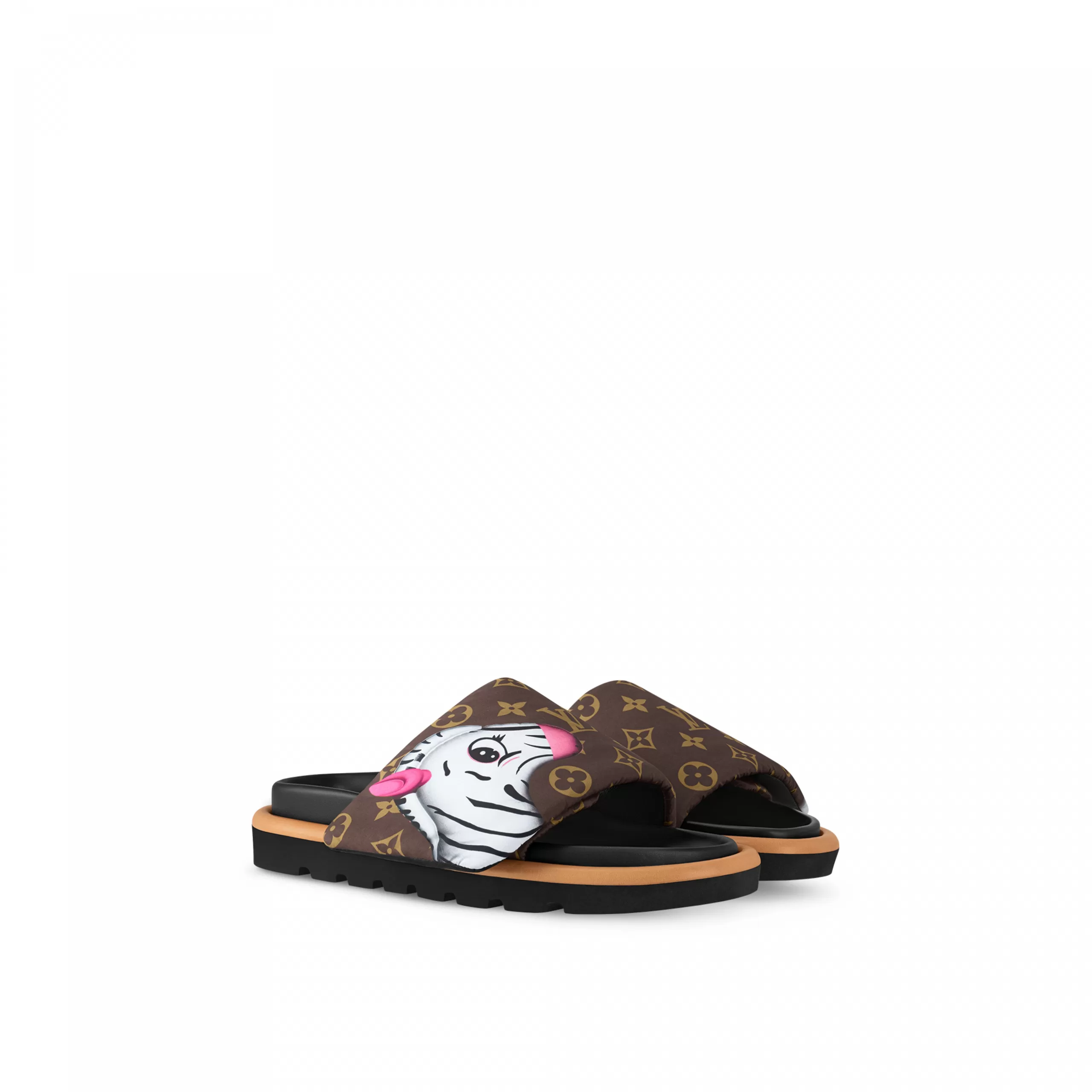 Louis Vuitton 1AD3AY Pool Pillow Flat Comfort Mule Monogram Louis Vuitton 1AD3AY Pool Pillow Flat Comfort Mule Monogram