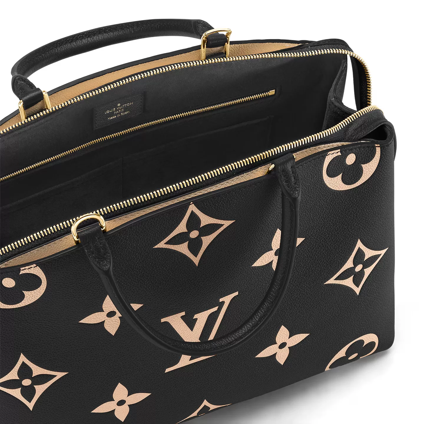 Louis Vuitton Bicolor Monogram Empreinte Leather M45842 Grand Palais Louis Vuitton Bicolor Monogram Empreinte Leather M45842 Grand Palais