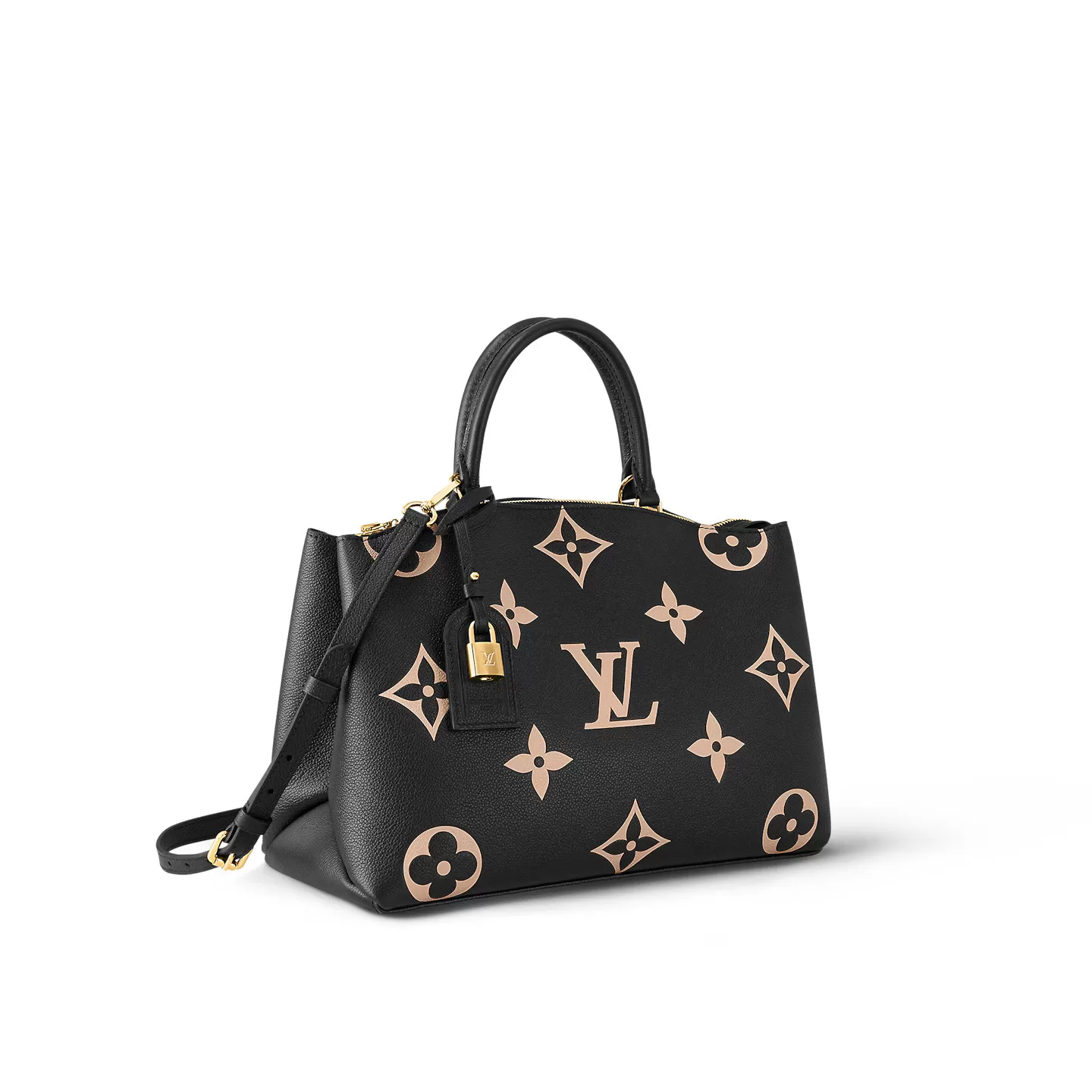 Louis Vuitton Bicolor Monogram Empreinte Leather M45842 Grand Palais Louis Vuitton Bicolor Monogram Empreinte Leather M45842 Grand Palais