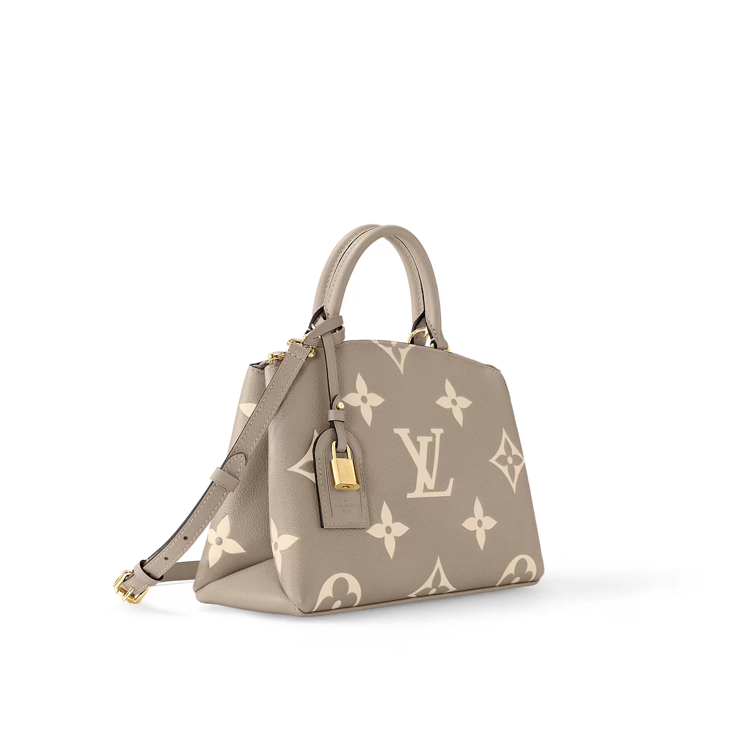 Louis Vuitton Bicolor Monogram Empreinte Leather M58914 Petit Palais Louis Vuitton Bicolor Monogram Empreinte Leather M58914 Petit Palais