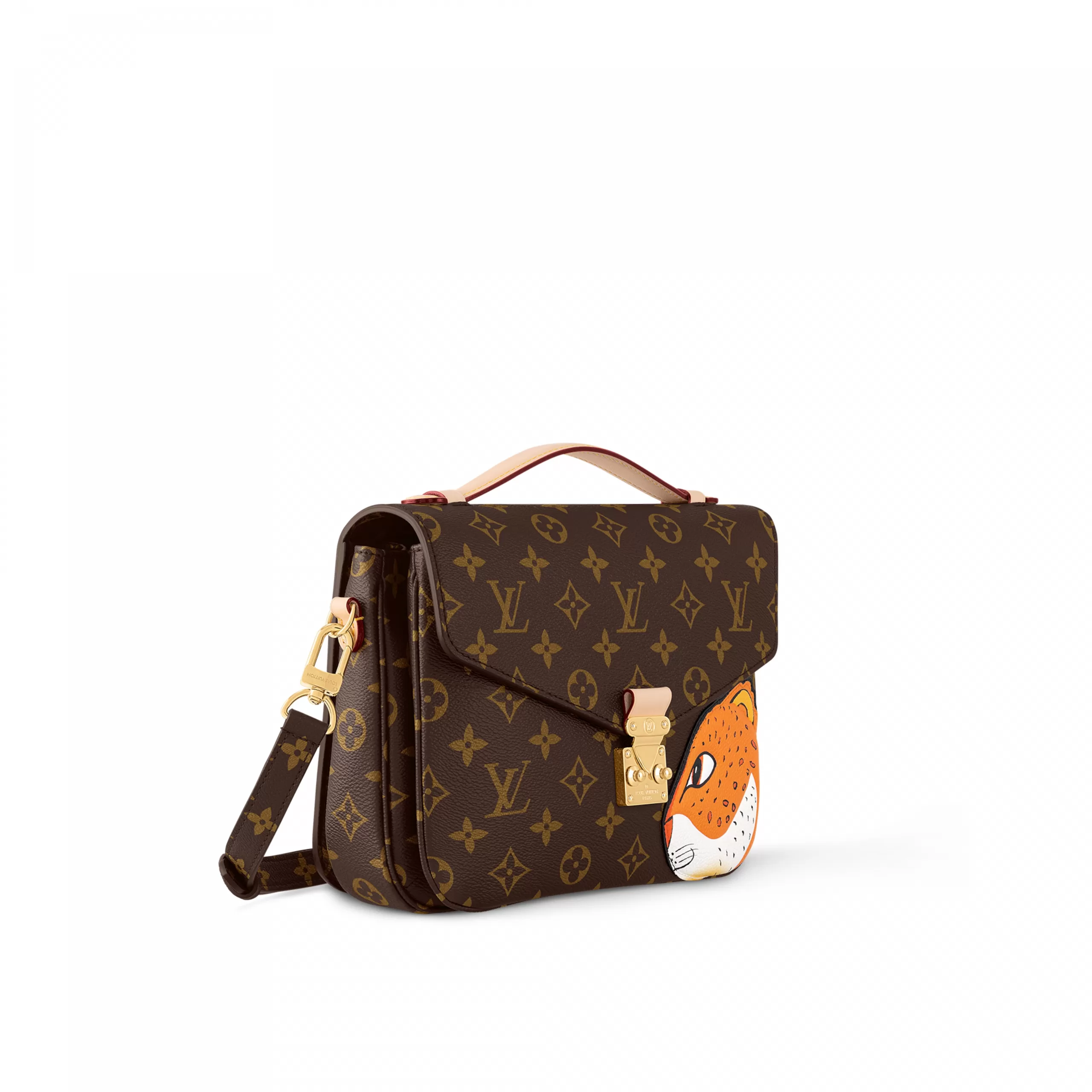 Louis Vuitton M47203 Pochette Métis Monogram Calfskin Patch Louis Vuitton M47203 Pochette Métis Monogram Calfskin Patch