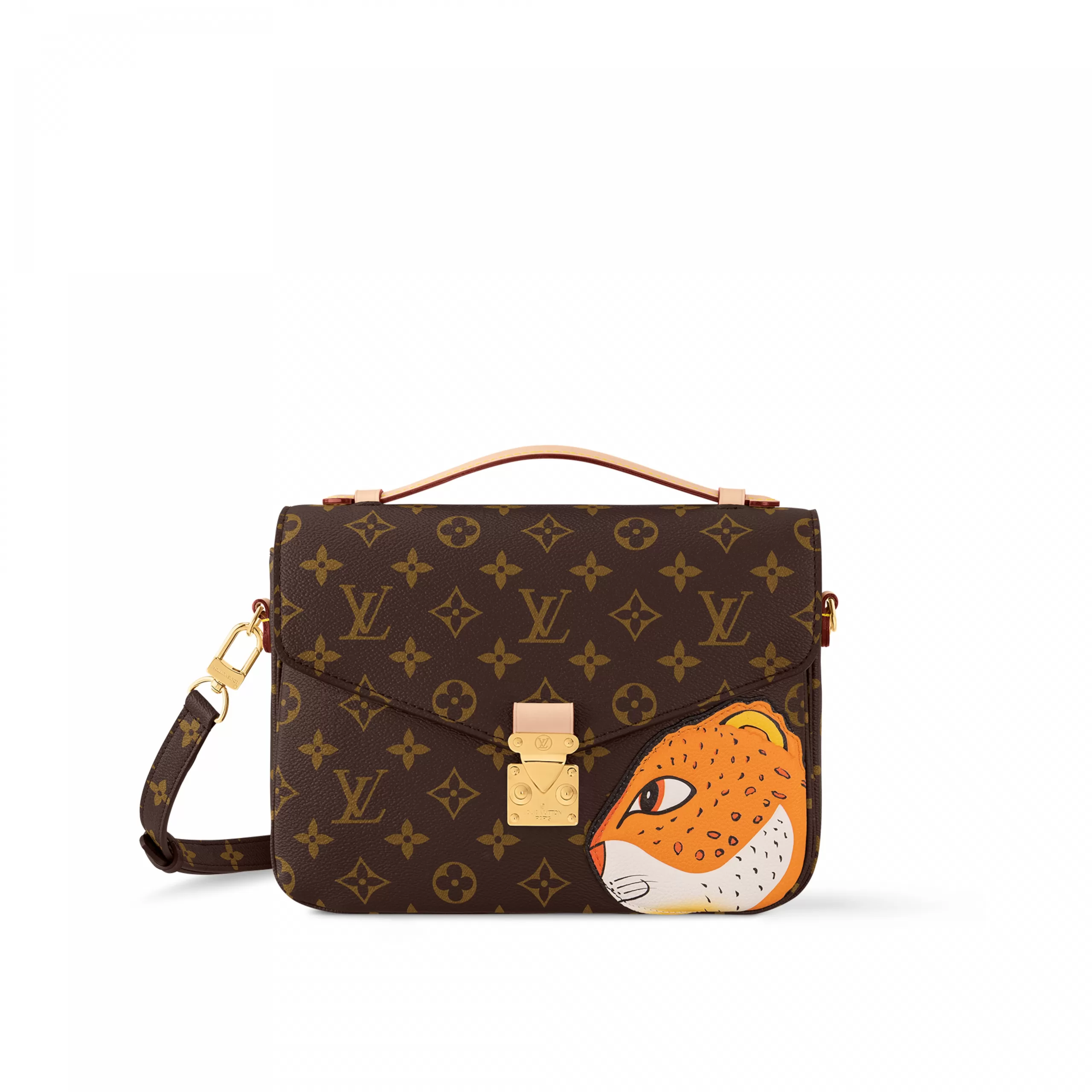 Louis Vuitton M47203 Pochette Métis Monogram Calfskin Patch Louis Vuitton M47203 Pochette Métis Monogram Calfskin Patch