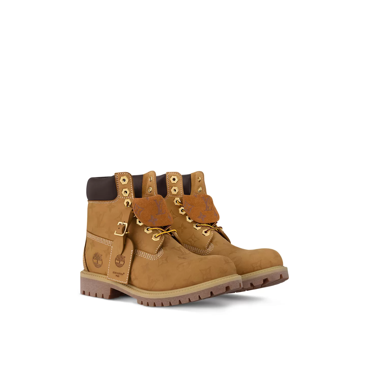Louis Vuitton 1AD72T LV x Timberland 6-In Ankle Boot Louis Vuitton 1AD72T LV x Timberland 6-In Ankle Boot