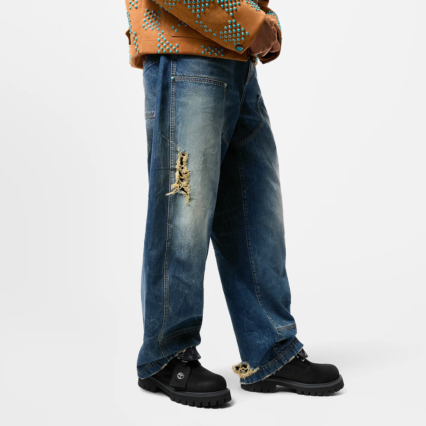 Louis Vuitton 1AD75B LV x Timberland Ankle Boot Louis Vuitton 1AD75B LV x Timberland Ankle Boot