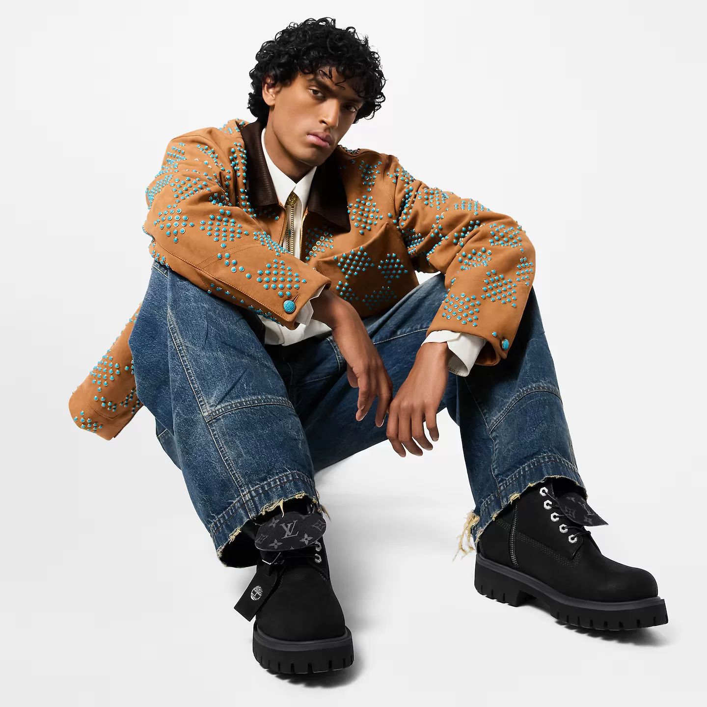 Louis Vuitton 1AD75B LV x Timberland Ankle Boot Louis Vuitton 1AD75B LV x Timberland Ankle Boot