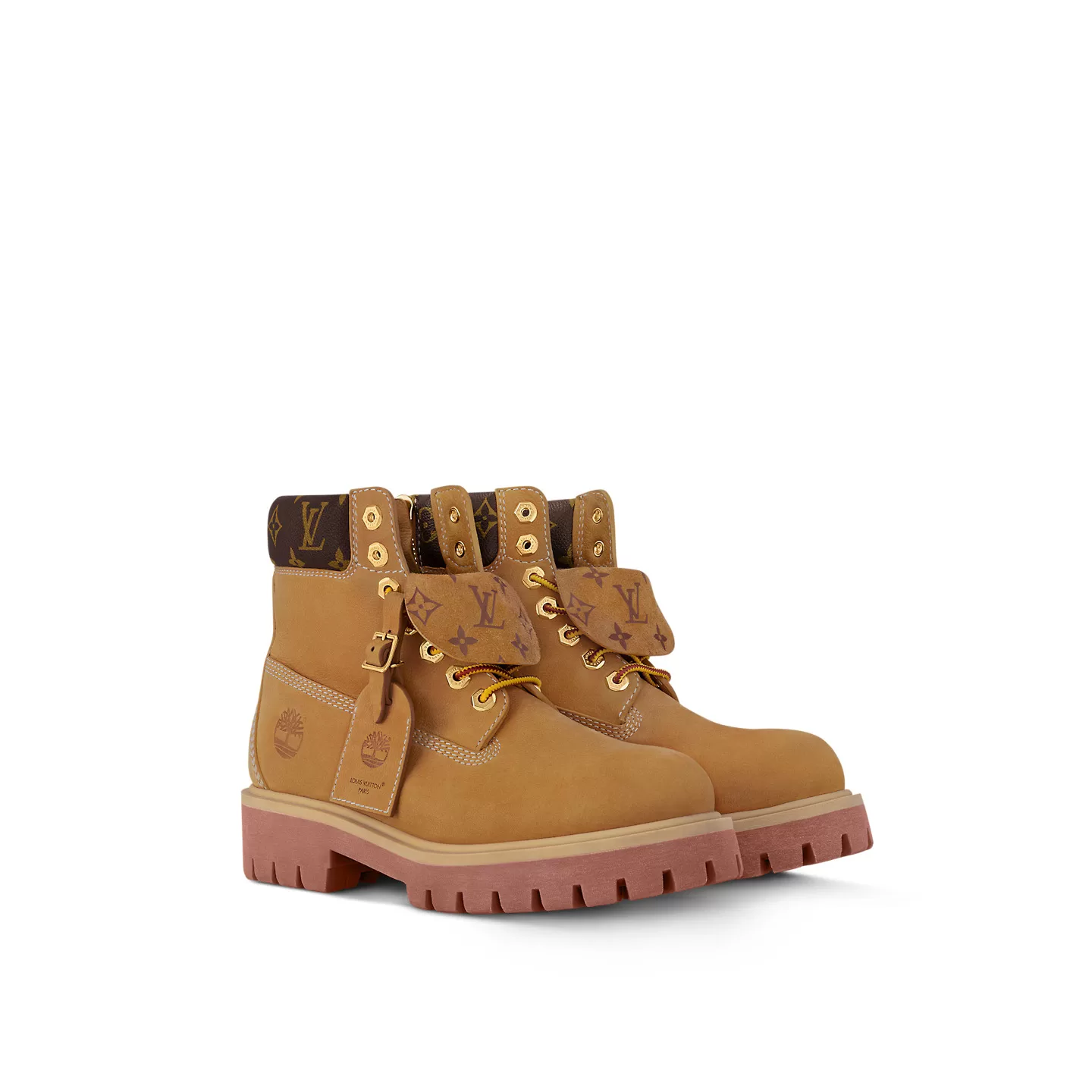 Louis Vuitton 1AD74X LV x Timberland Ankle Boot Louis Vuitton 1AD74X LV x Timberland Ankle Boot