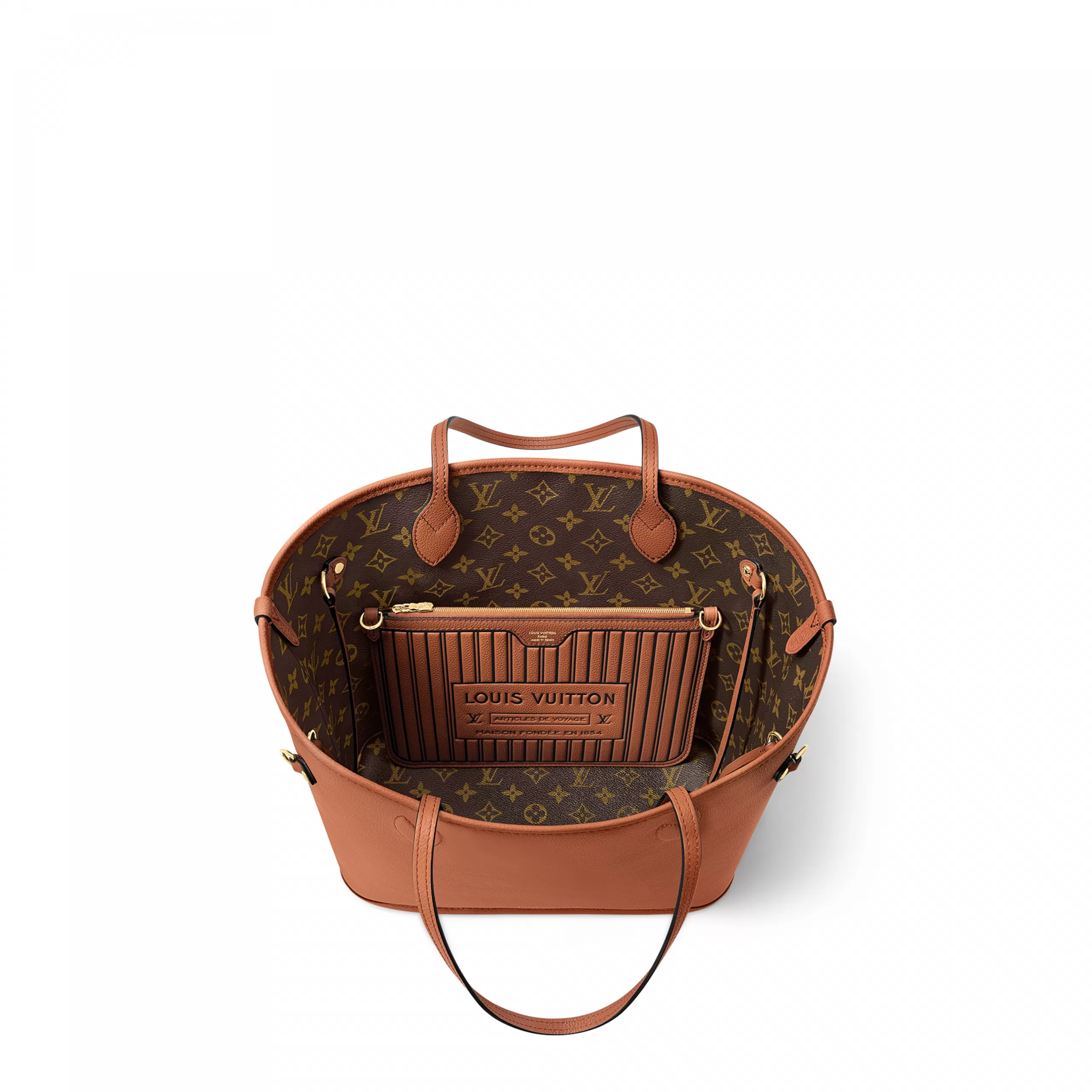 Louis Vuitton M12061 Neverfull Inside Out MM Tan Louis Vuitton M12061 Neverfull Inside Out MM Tan